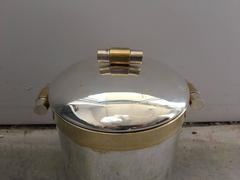 1950's Gucci Style Silver and Brass Ice Bucket