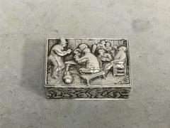 19th Century English Silver Snuff Box