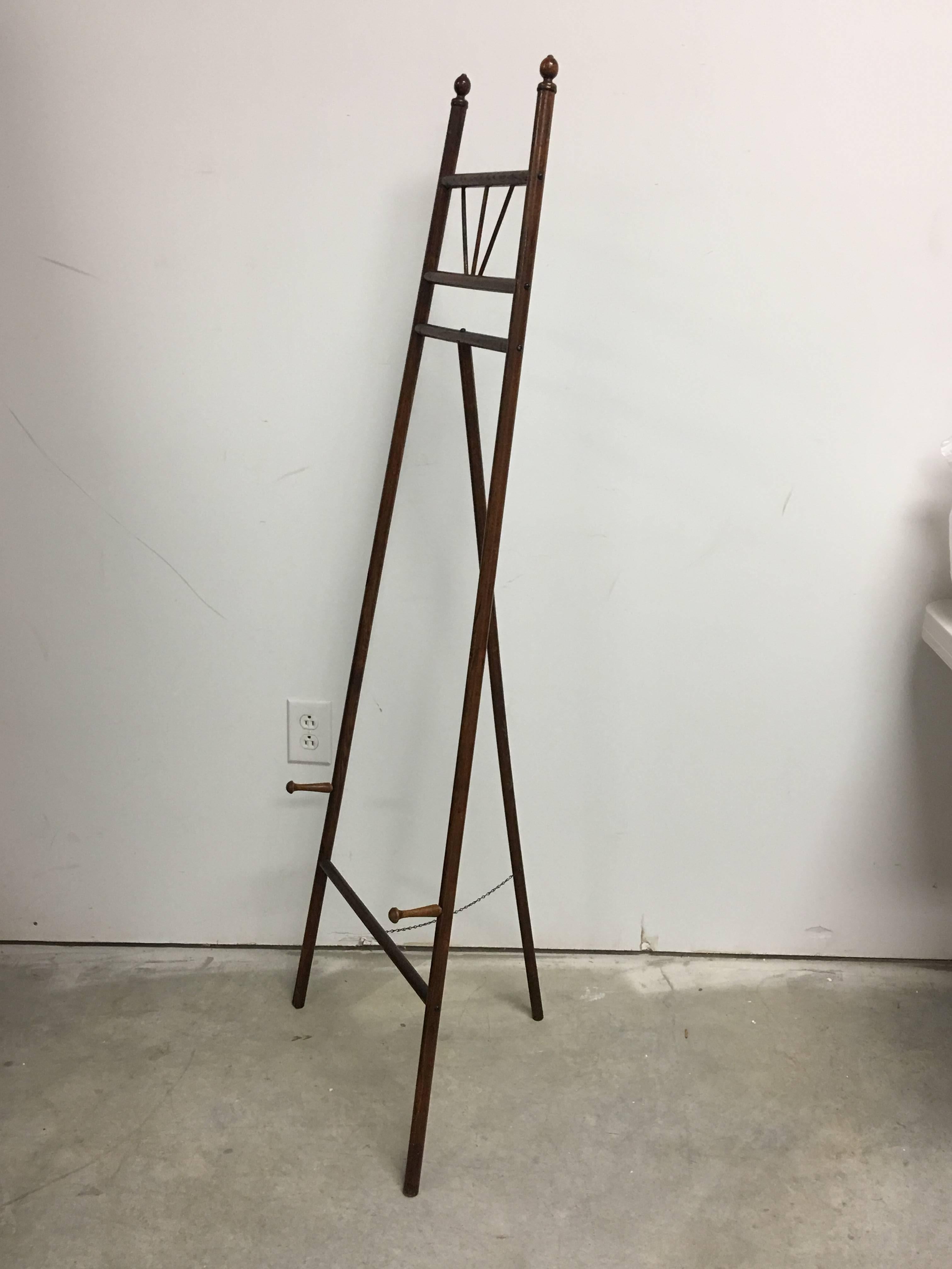 19th Century Oak Easel In Excellent Condition For Sale In Richmond, VA