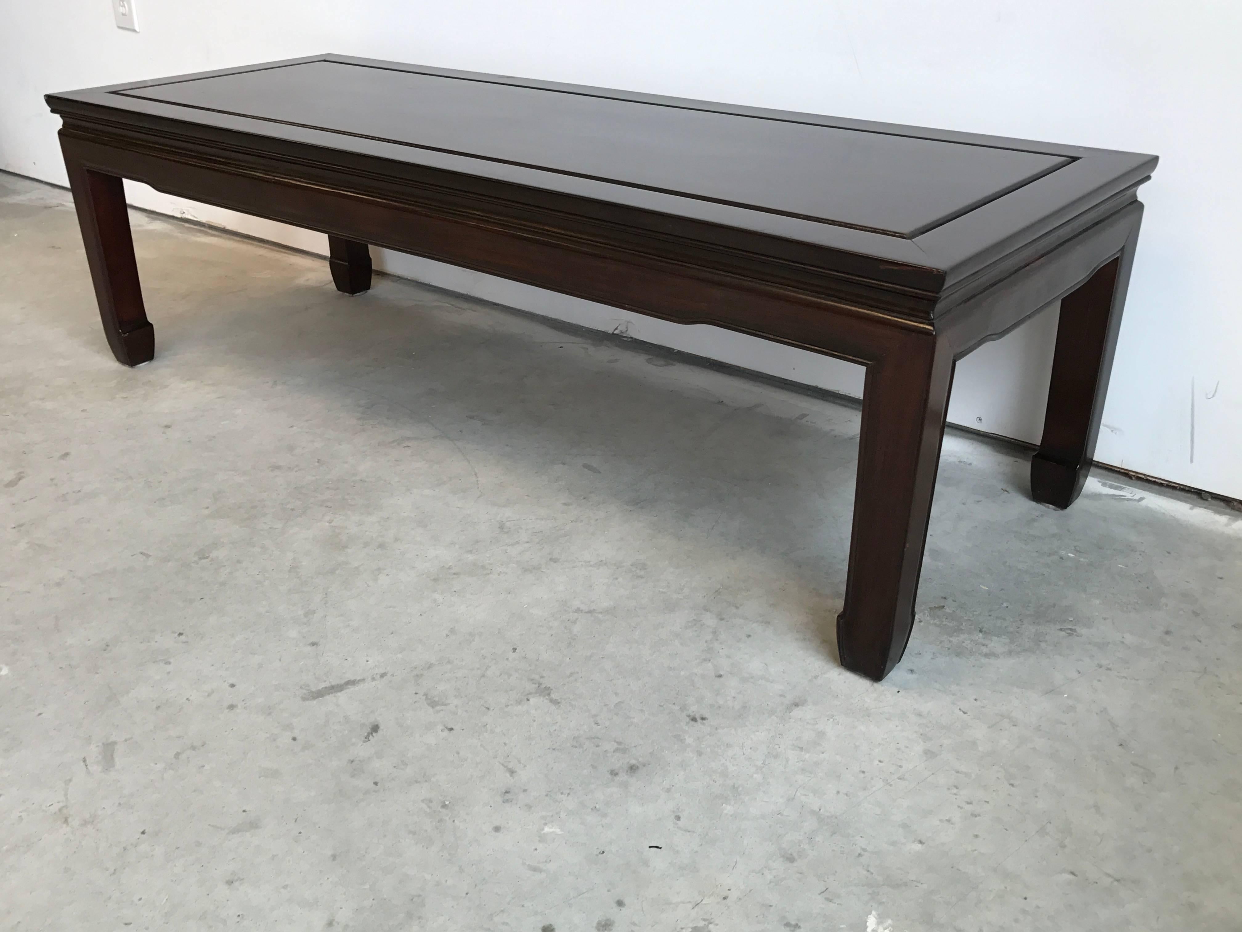 Chinoiserie 1960s Ming Style Coffee Table