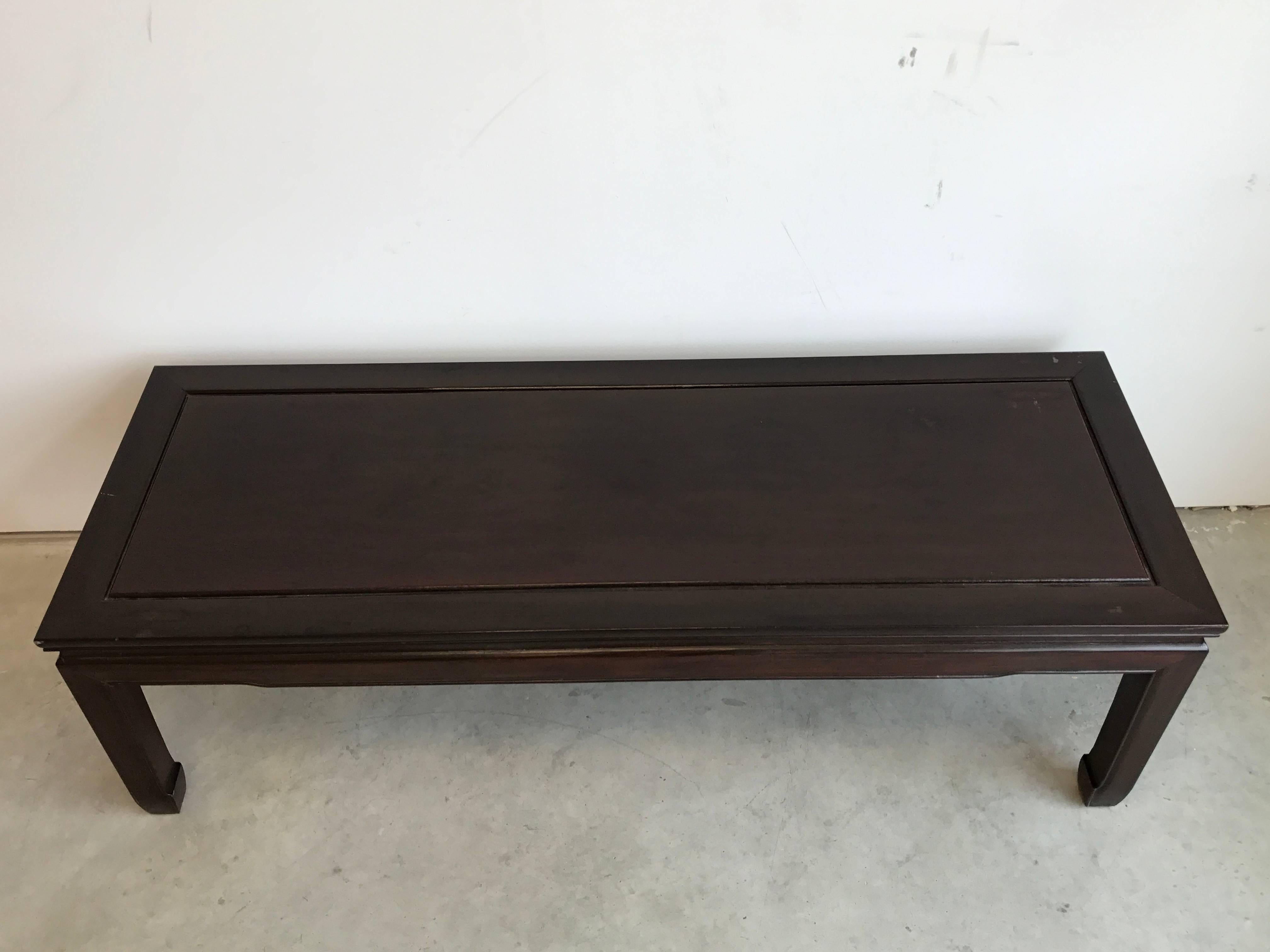 1960s Ming Style Coffee Table In Good Condition In Richmond, VA