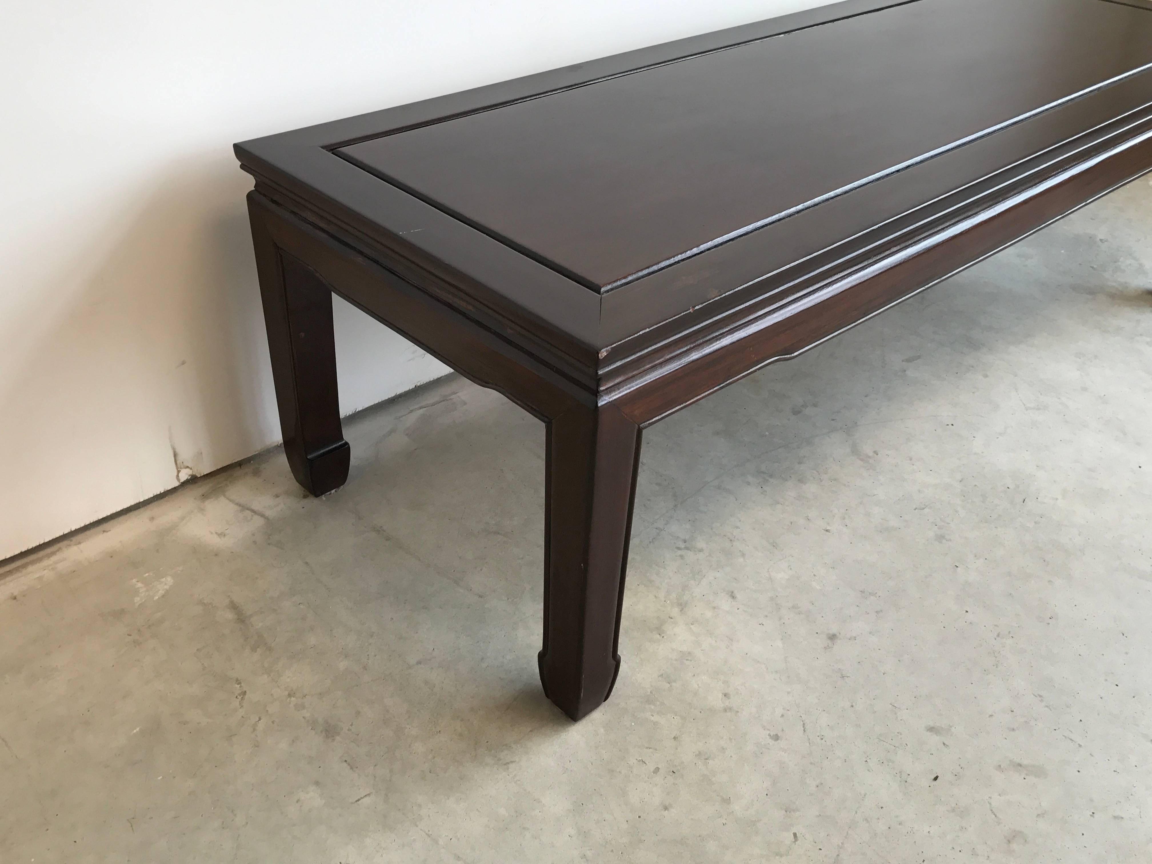 Wood 1960s Ming Style Coffee Table