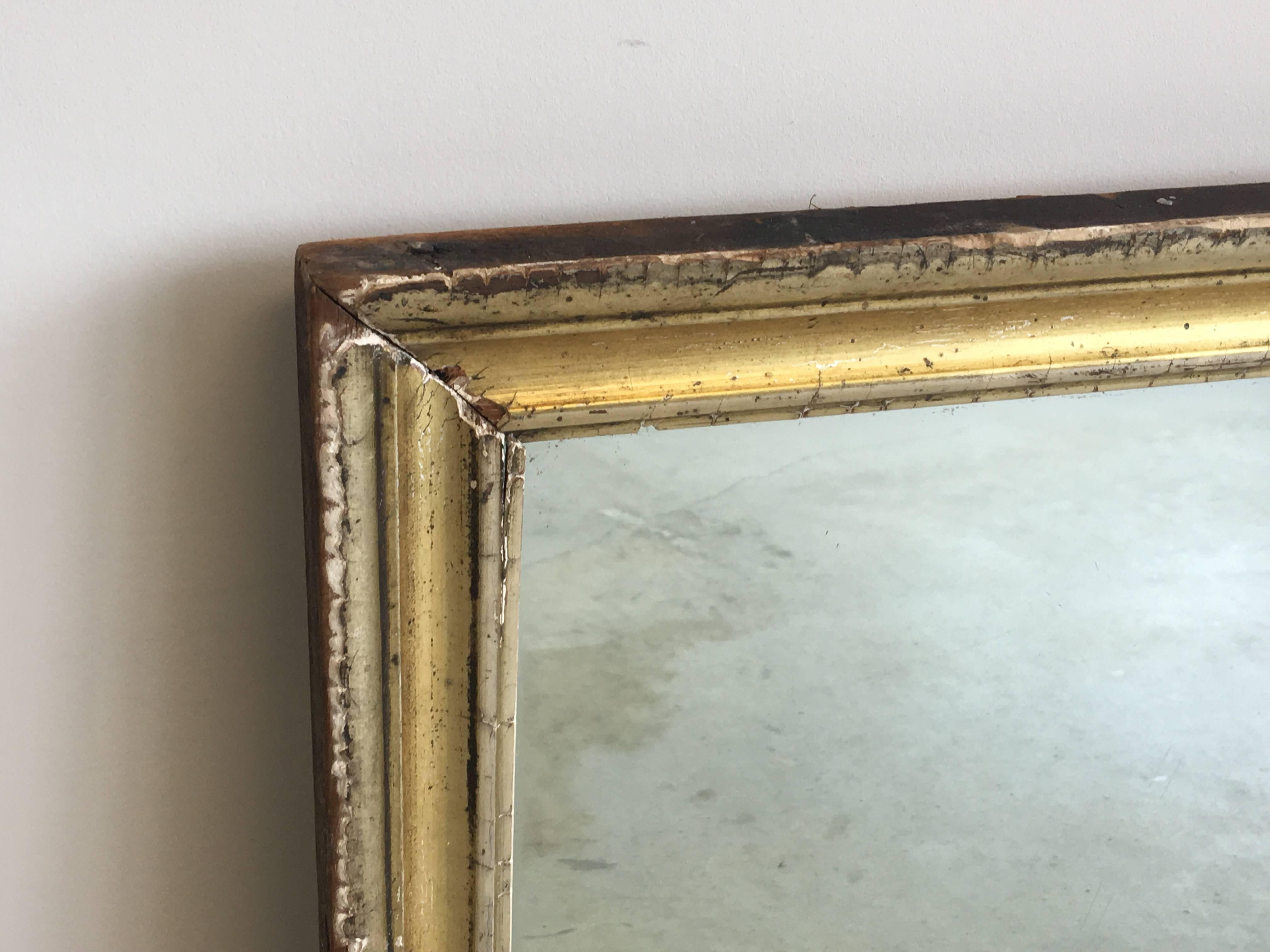 Offered is a fabulous, 19th century, Italian giltwood mirror. Backside has been reinforced.