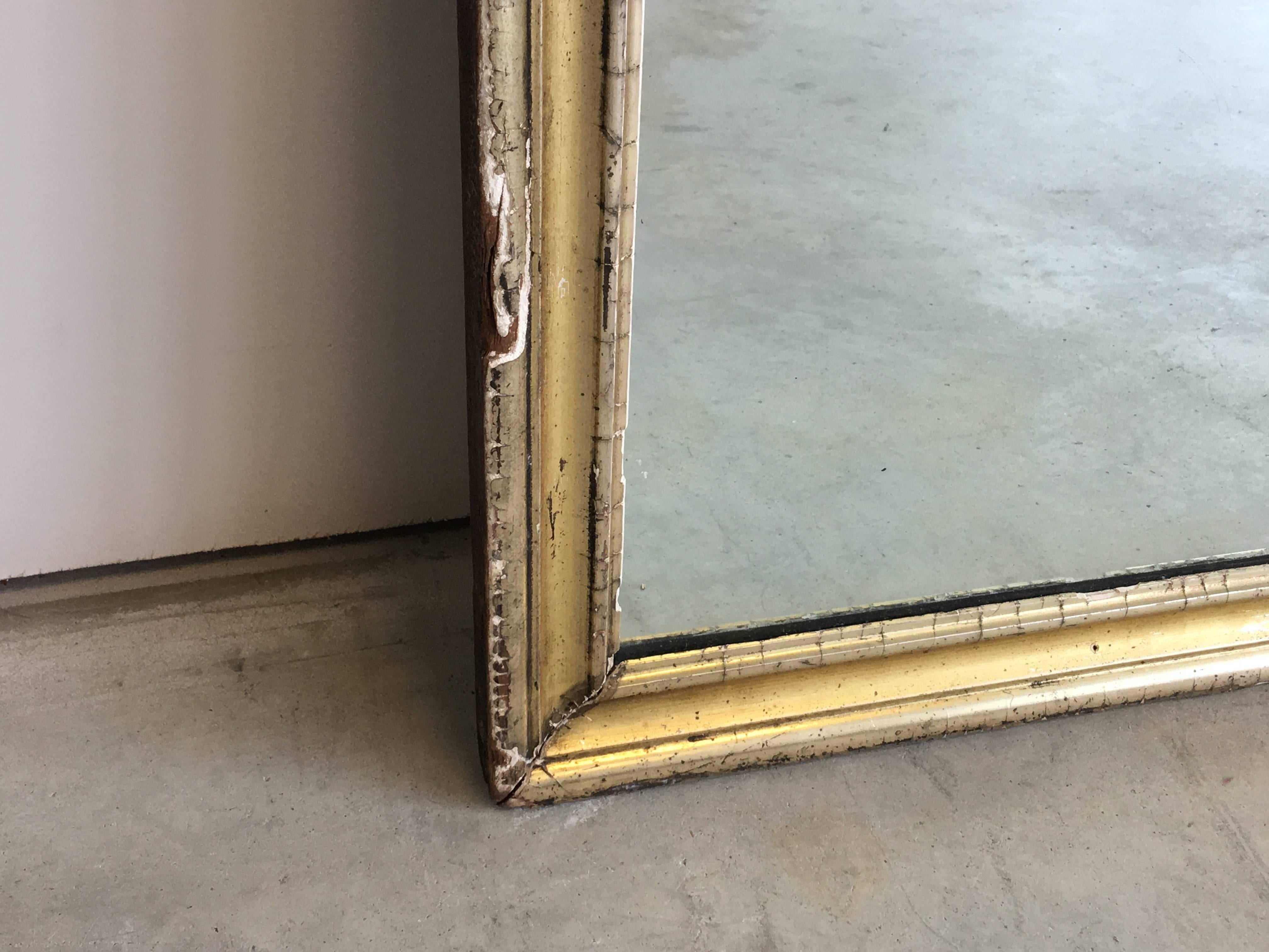 19th Century Italian Gilt Mirror In Good Condition In Richmond, VA