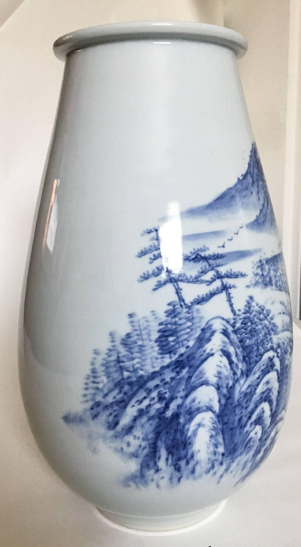 hand painted chinese vase