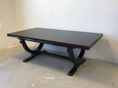 Barbara Barry for Baker Mahogany Dining Table with Two Leaves