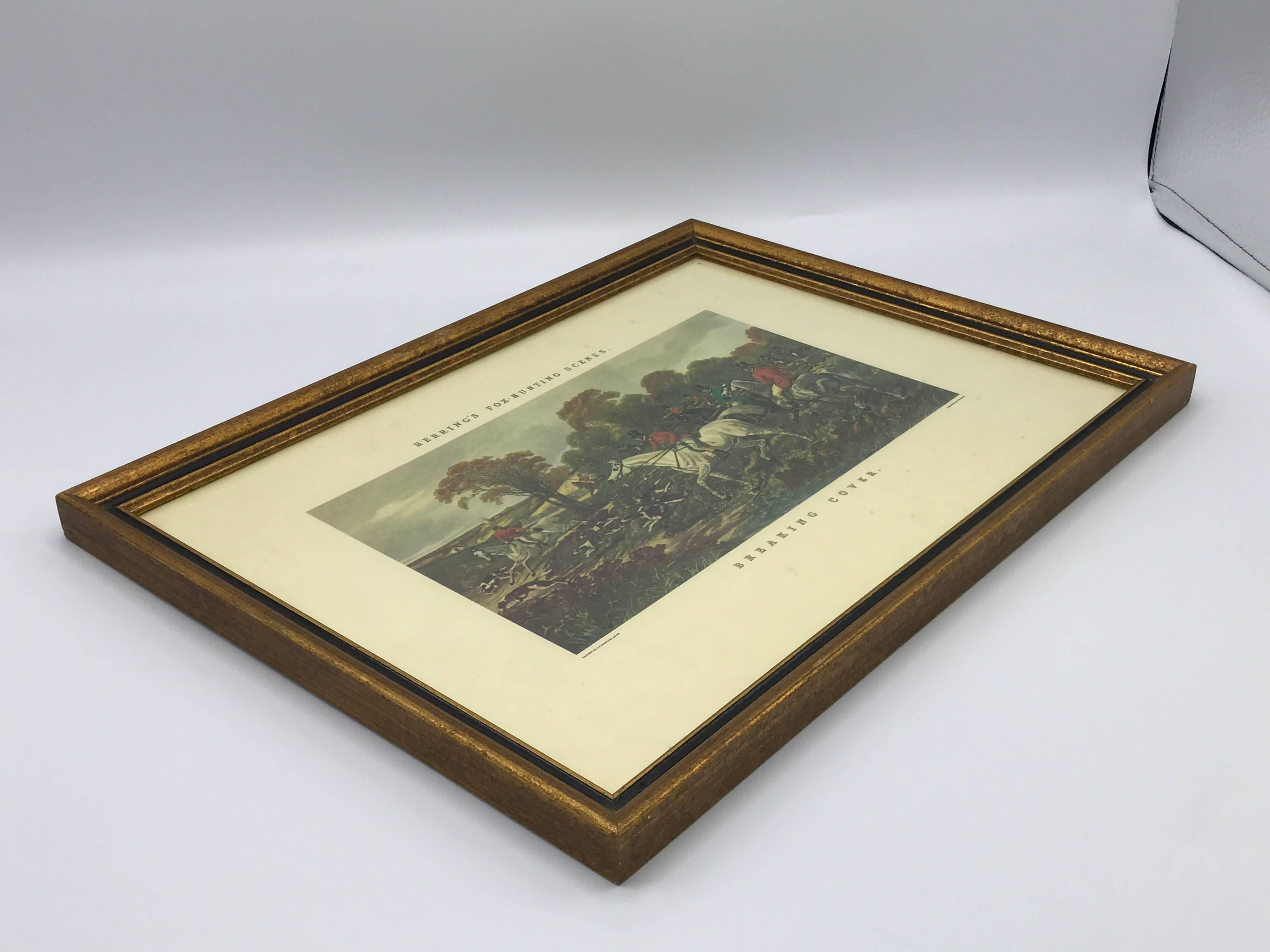 19th Century Hunt Scene Framed Print 4
