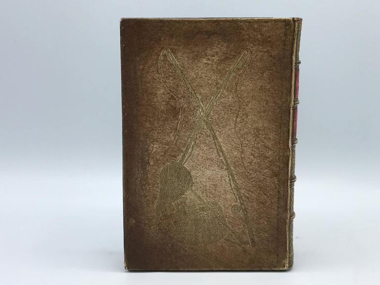 1940s Leather Book Bookends, Pair For Sale at 1stdibs