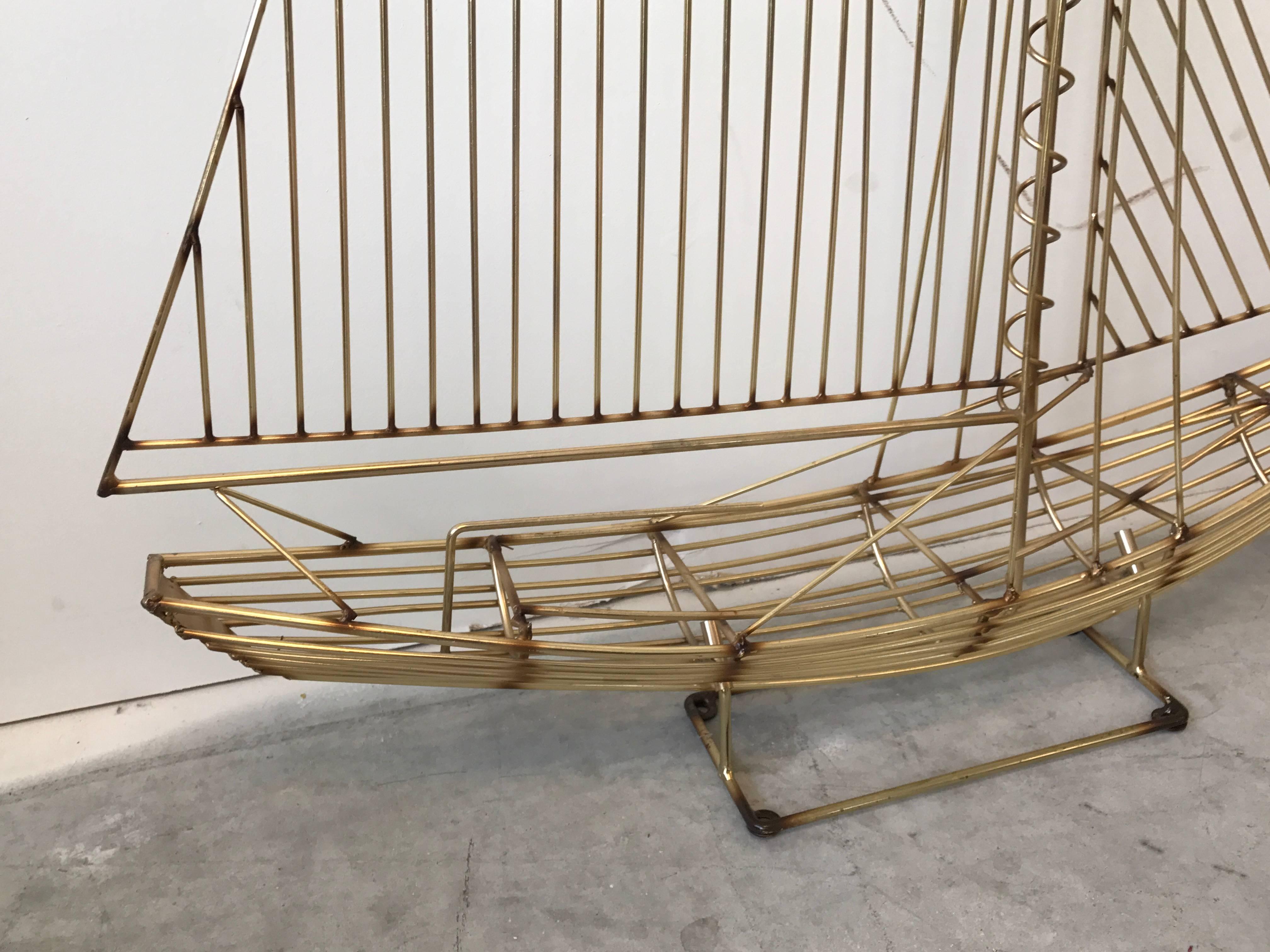 c jere sailboat sculpture