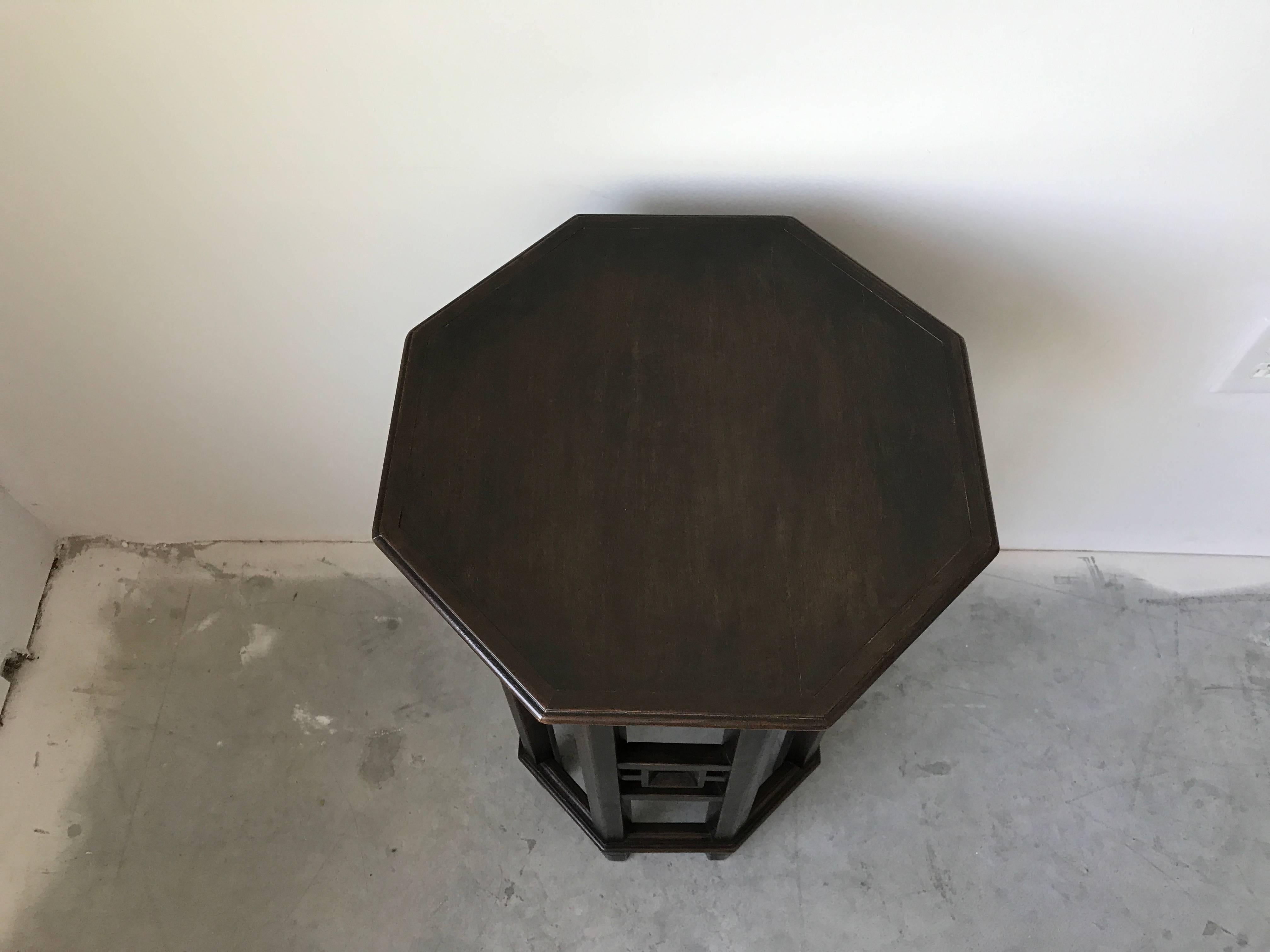 octagon plant stand
