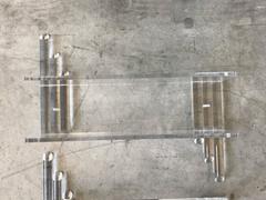 1960s Lucite Wall Shelves, Pair