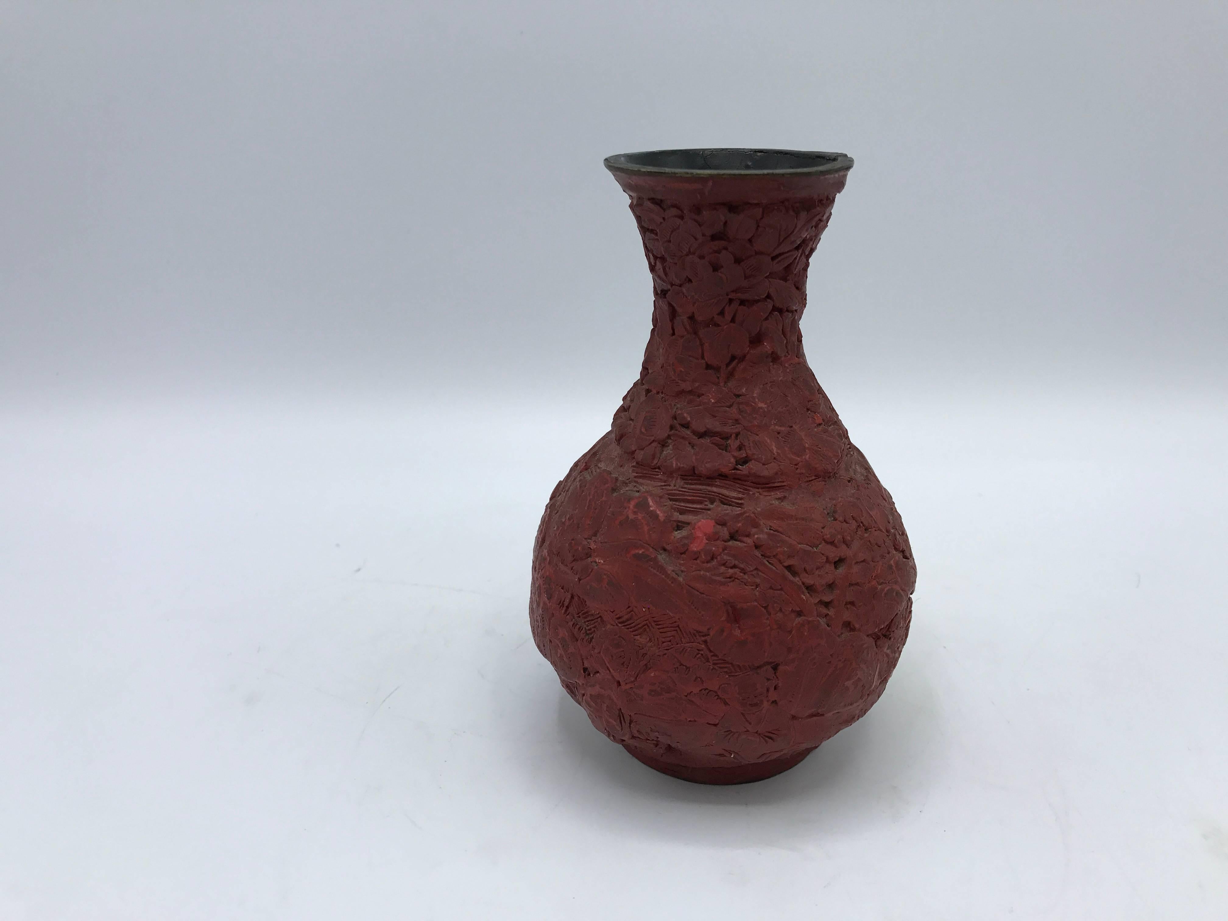 cinnabar vase price