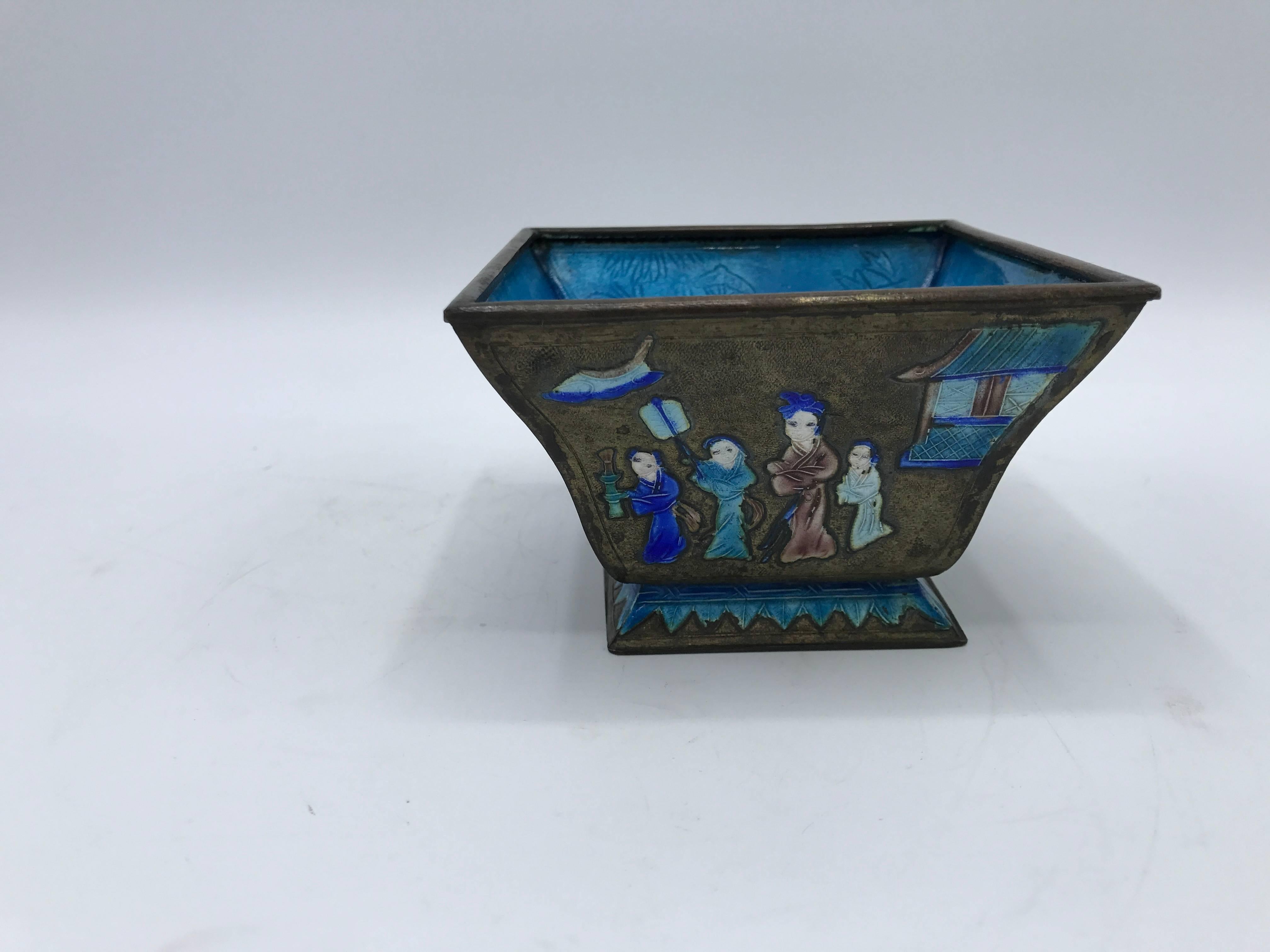 Chinese 1950s Cloisonné Bowl