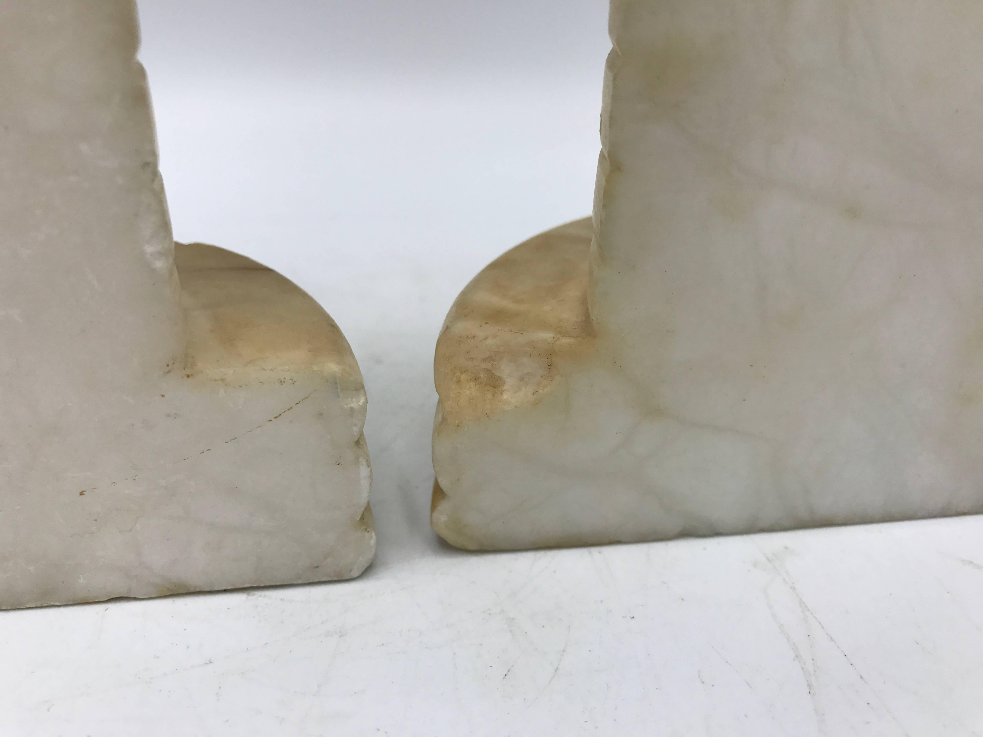 20th Century 1960s, Italian Marble Bookends, Pair