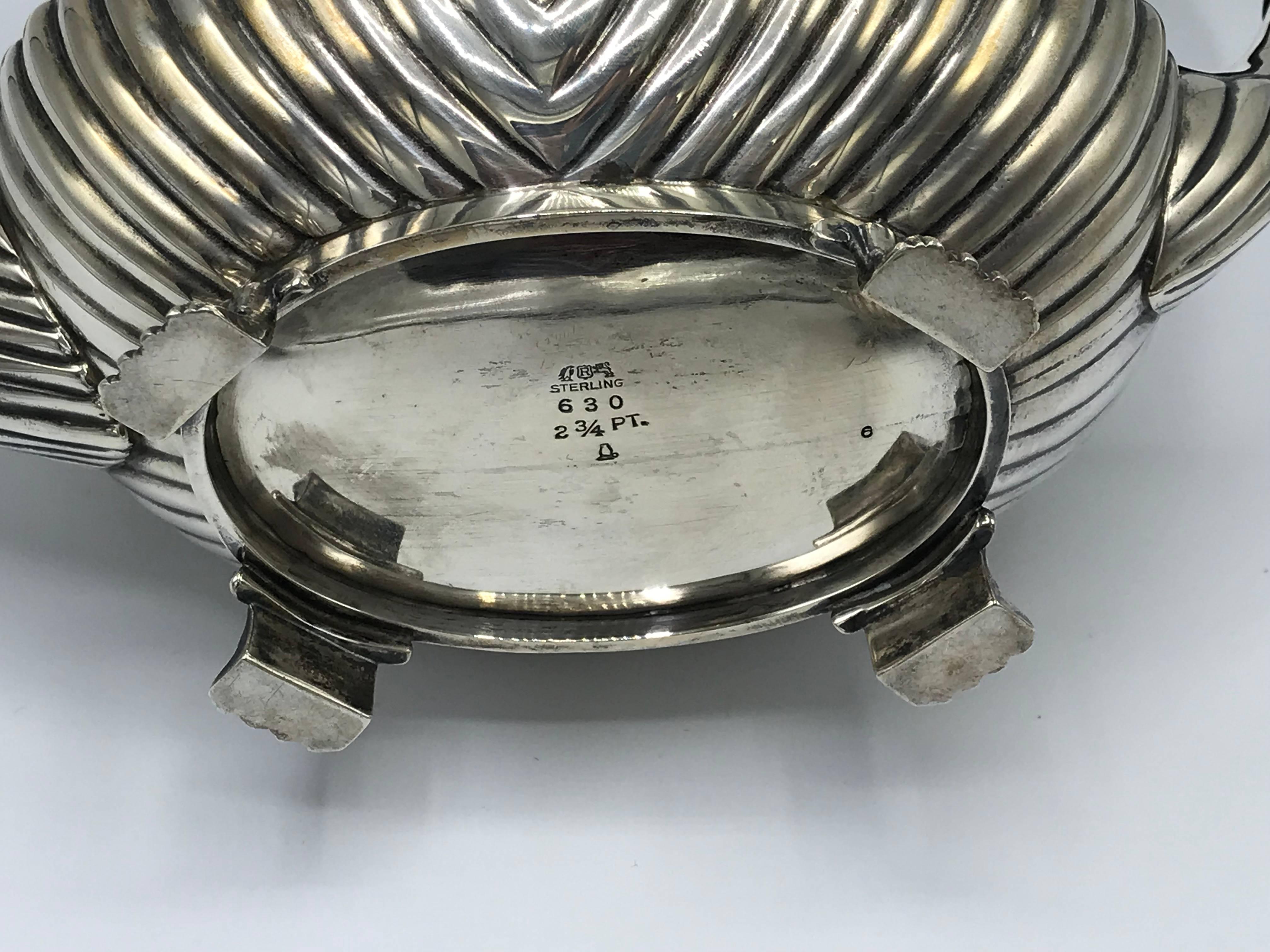 1940s Reed & Barton Stratford Sterling Silver Coffee or Tea Set, Set of Four 3