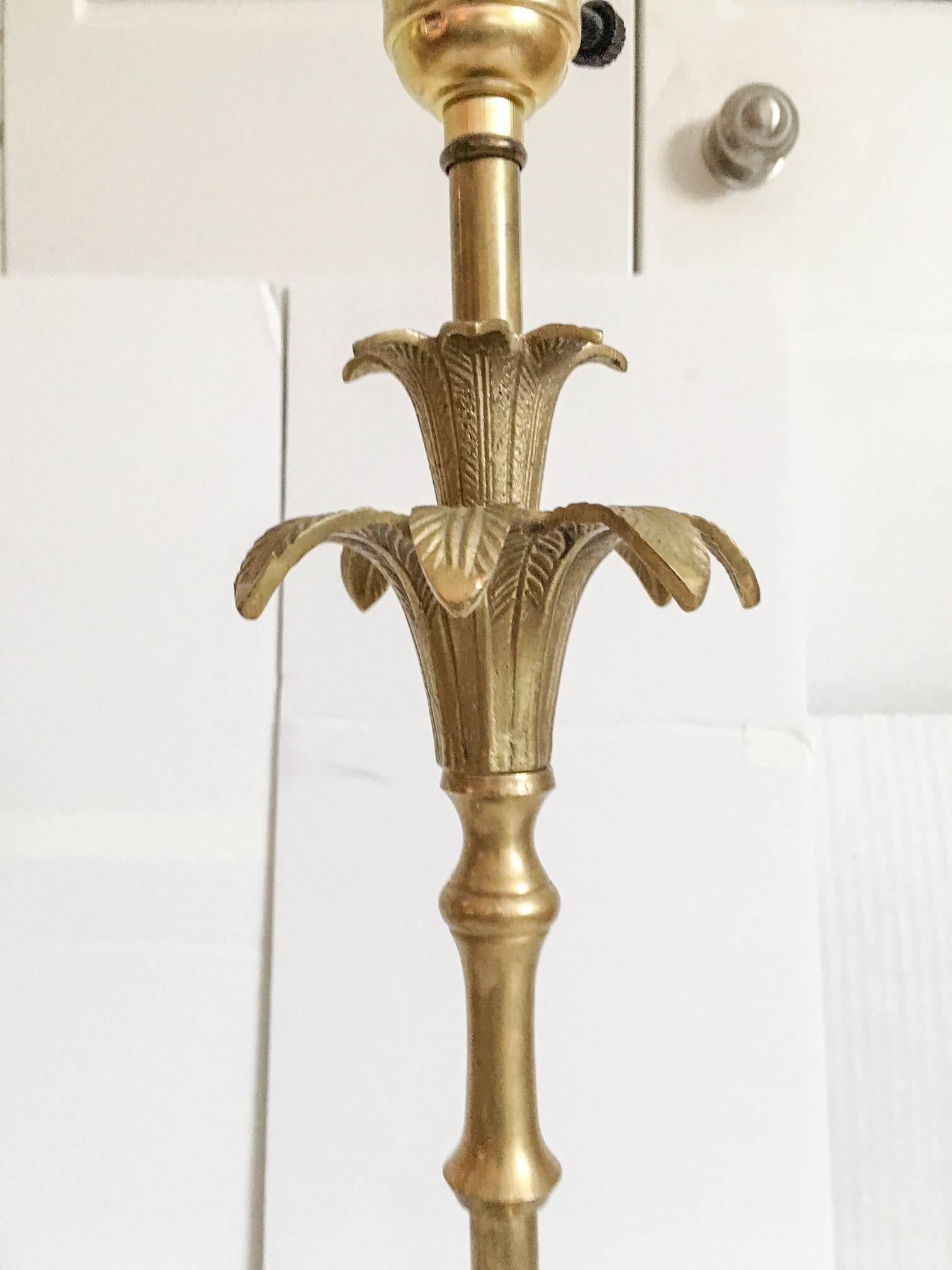 antique brass buffet lamps