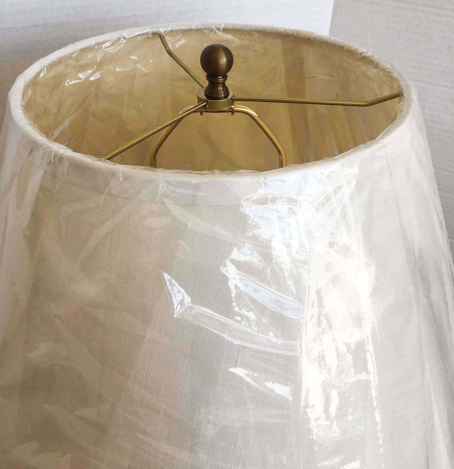 Fired Chelsea House Yellow Urn Lamp with Shade