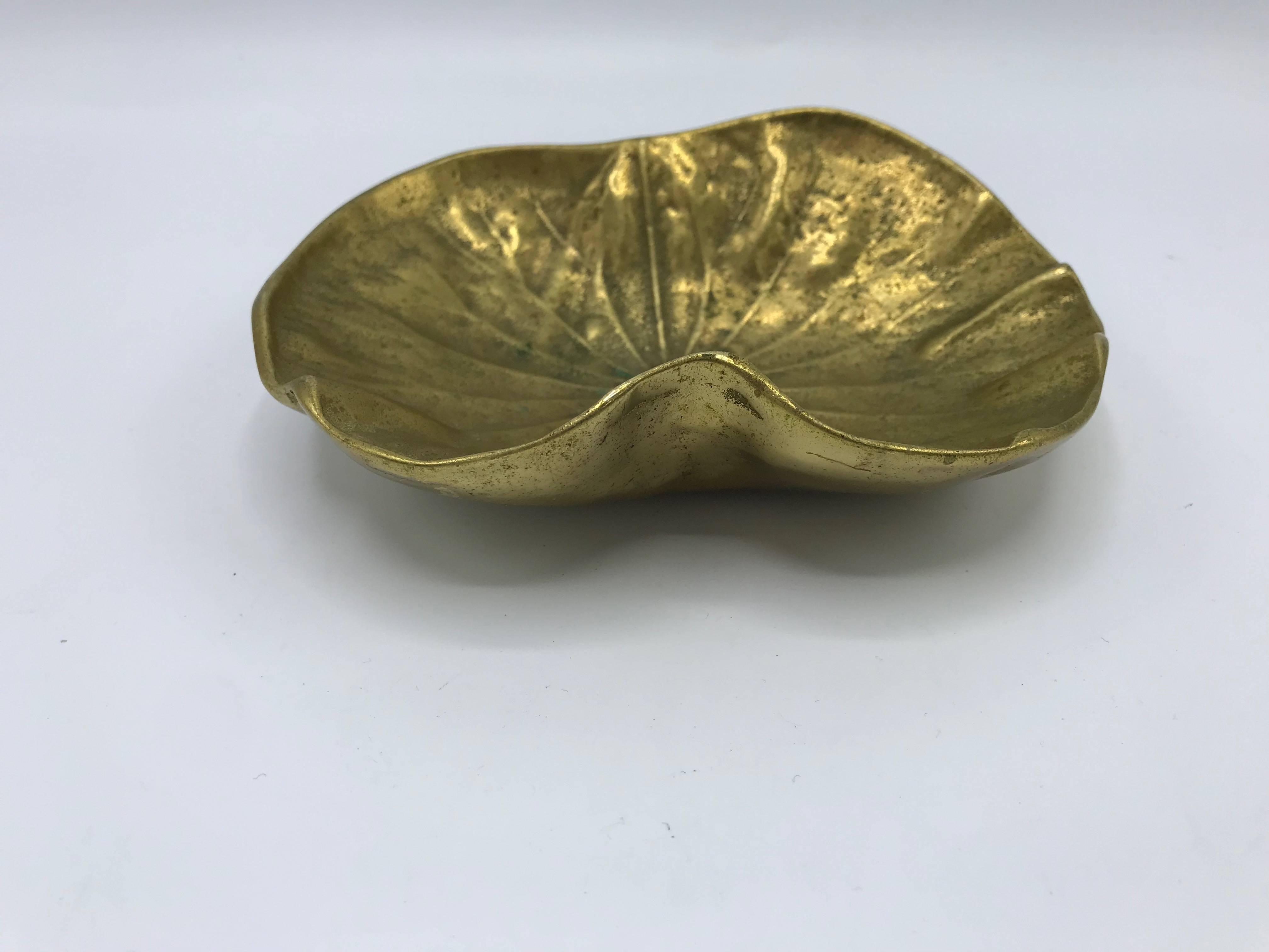brass lotus bowl