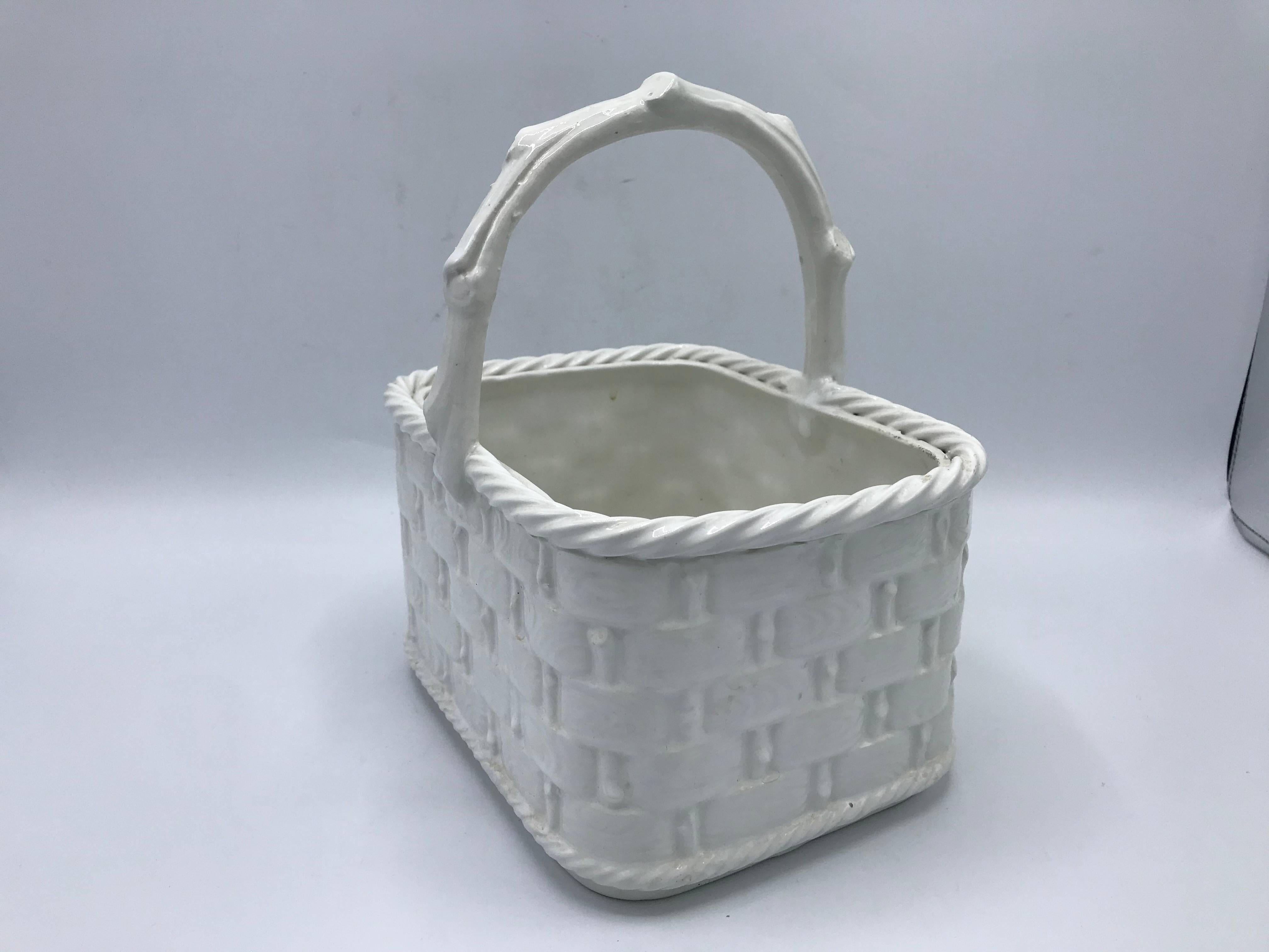 ceramic woven basket