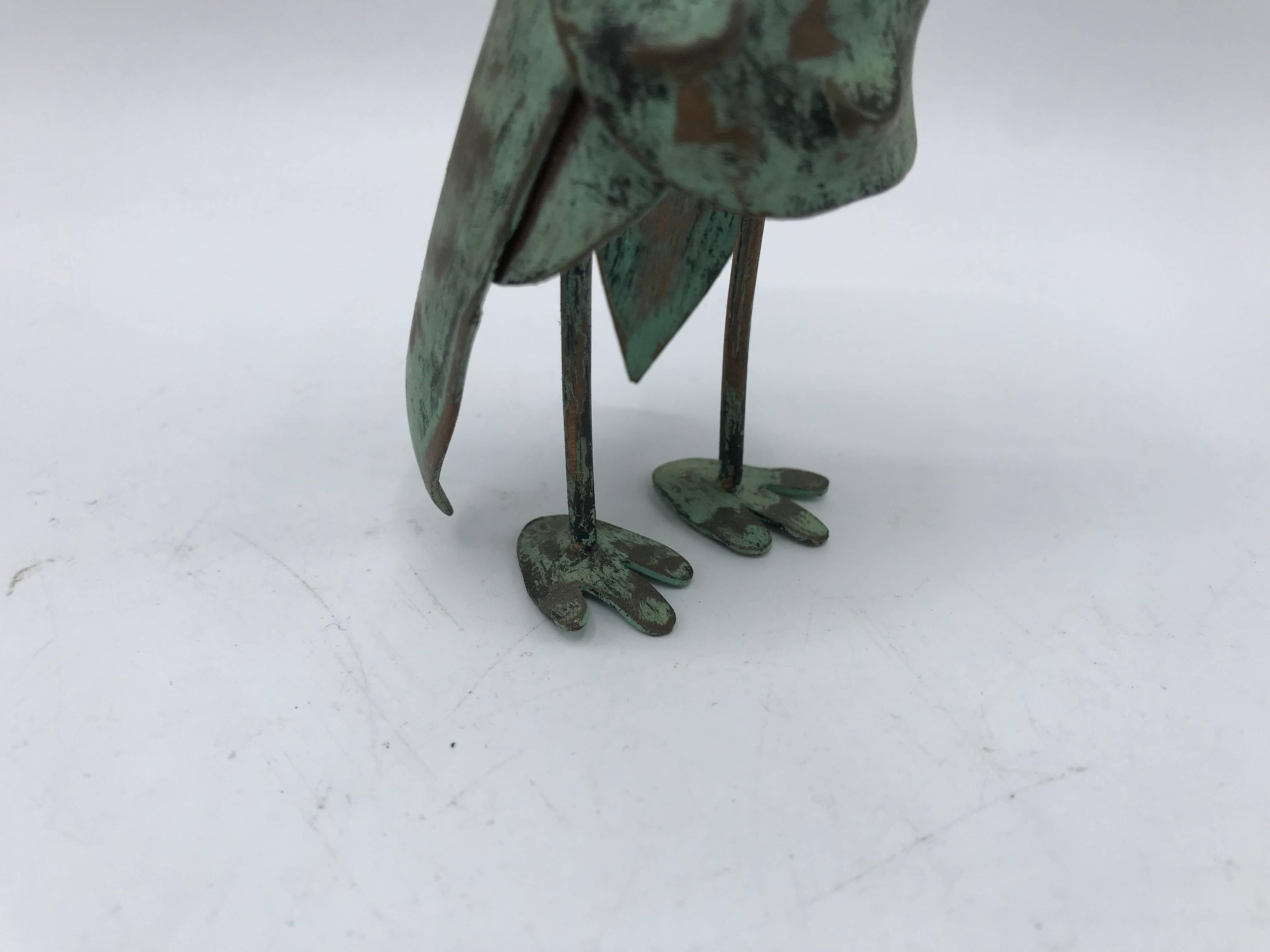 1960s Los Castillo Copper Owl Sculpture 1