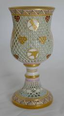 Royal Worcester Reticulated, Double-Walled Goblet