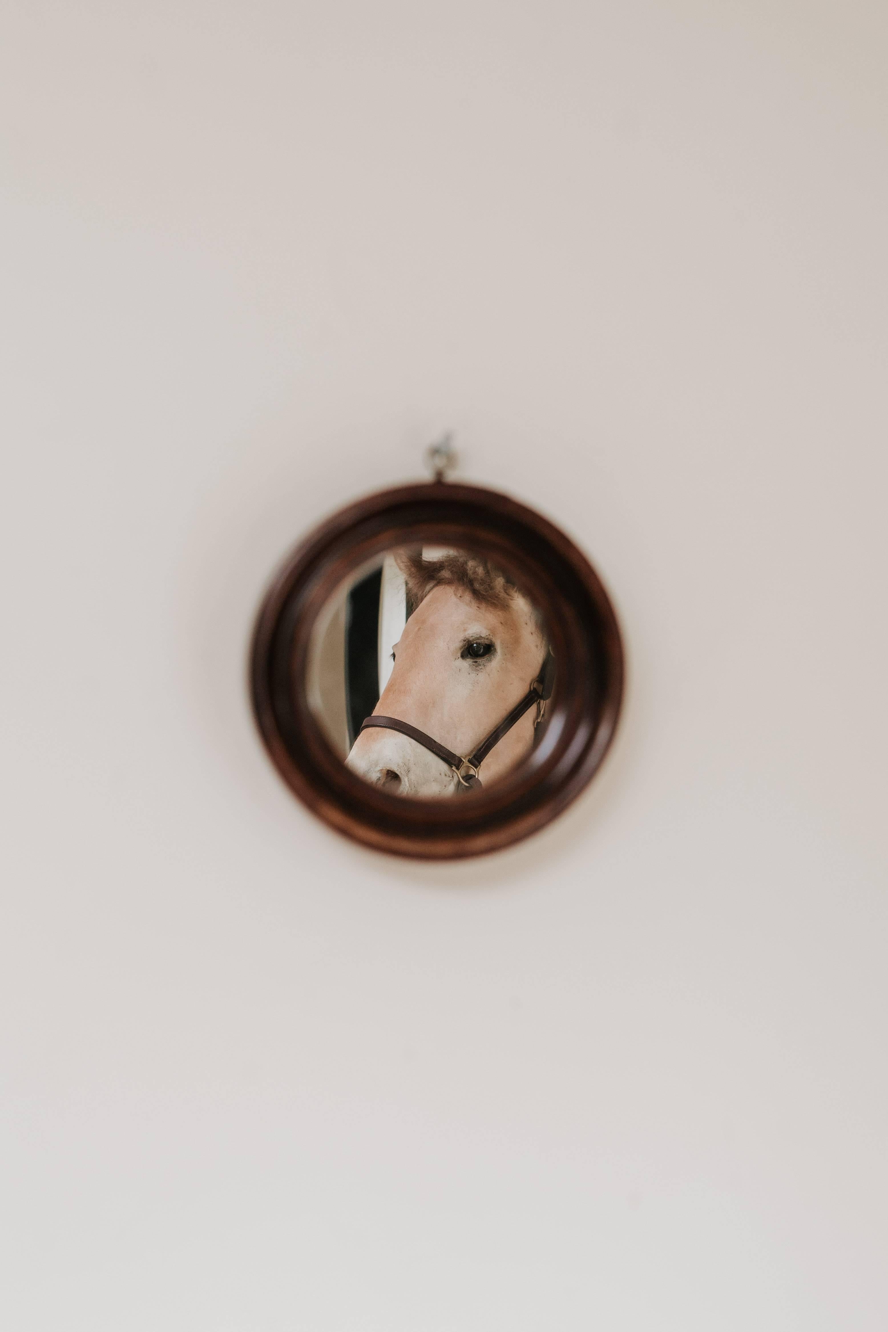 British 19th Century Mahogany Framed Mirror For Sale