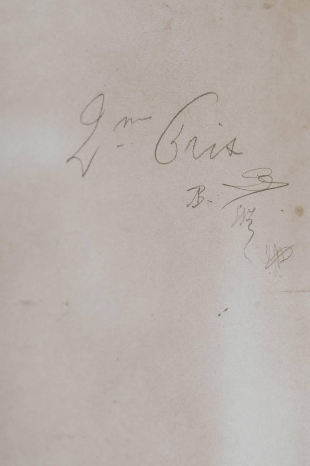dessin académique du XIXe siècle Bon état - En vente à Brecht, BE