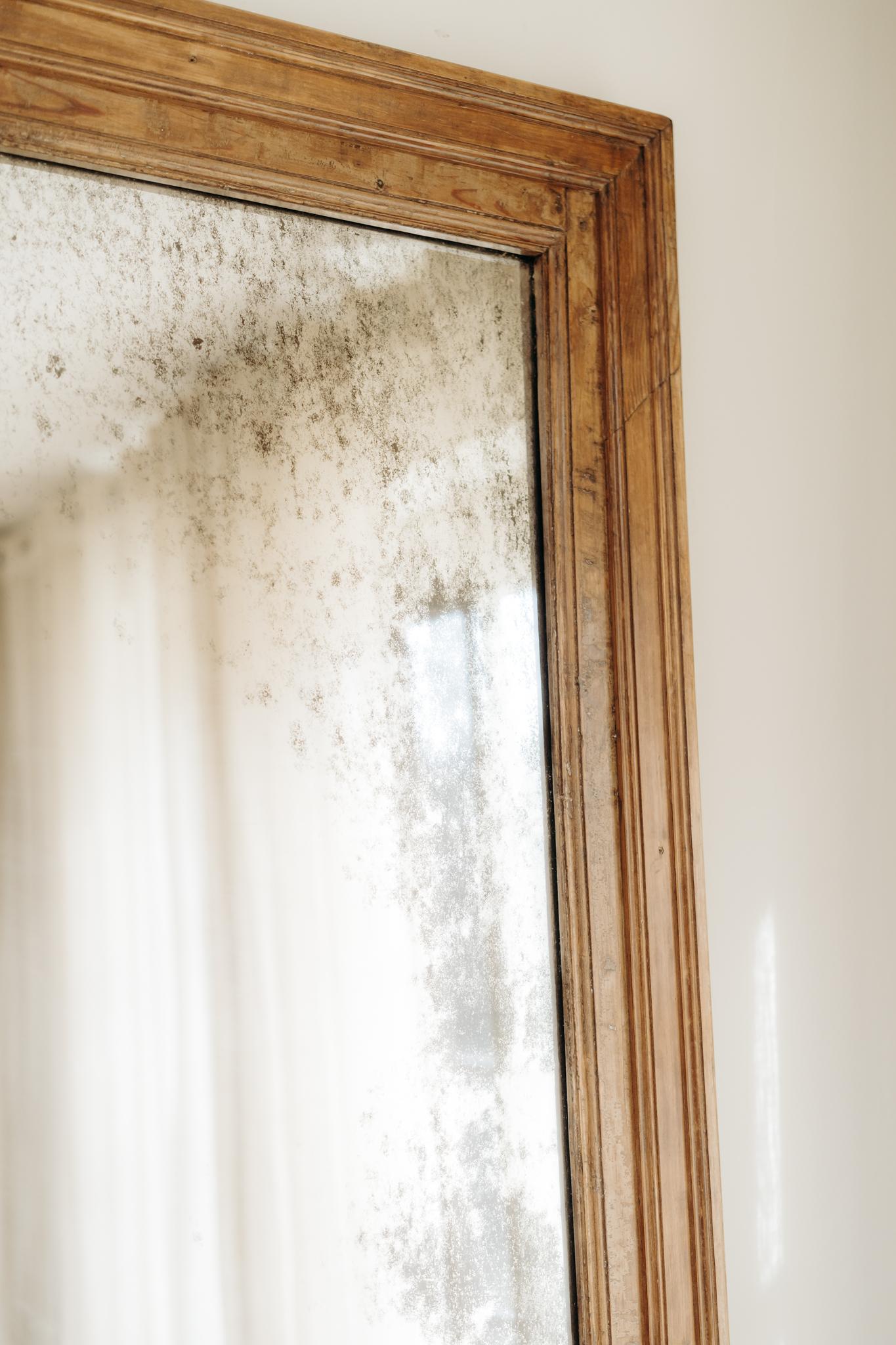 pair of 19th century full length mirrors For Sale 4