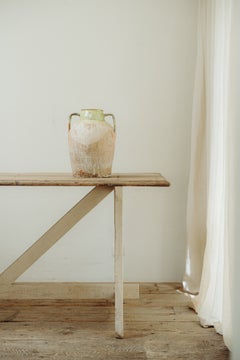 greenglazed terra cotta vase/urn