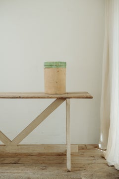 Italian greenglazed terra cotta vase ..