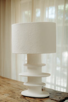 papier mâché table lamp