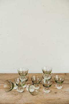 set di 8 coppe da champagne in vetro