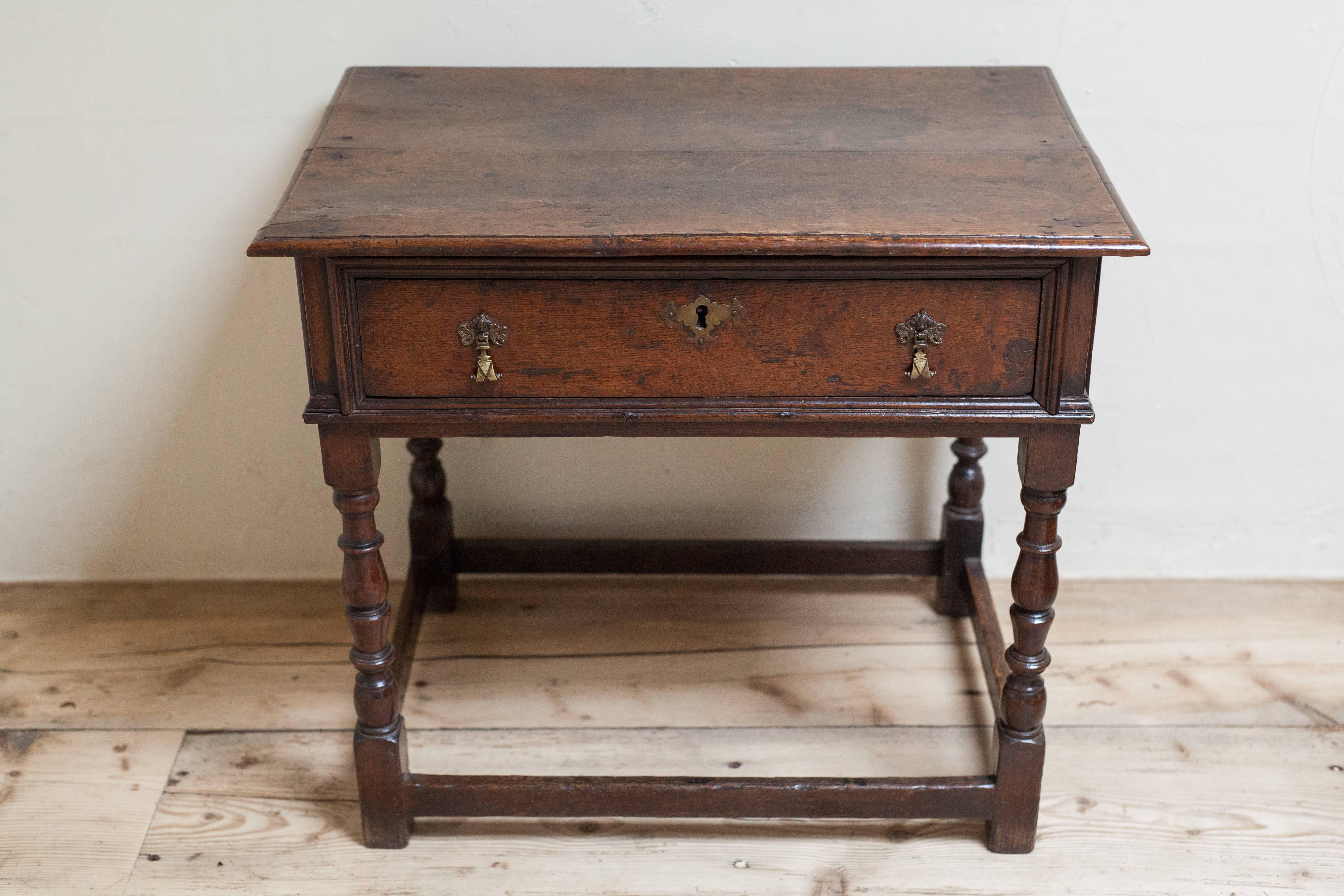 18th Century, William and Mary, Oak Table For Sale 3