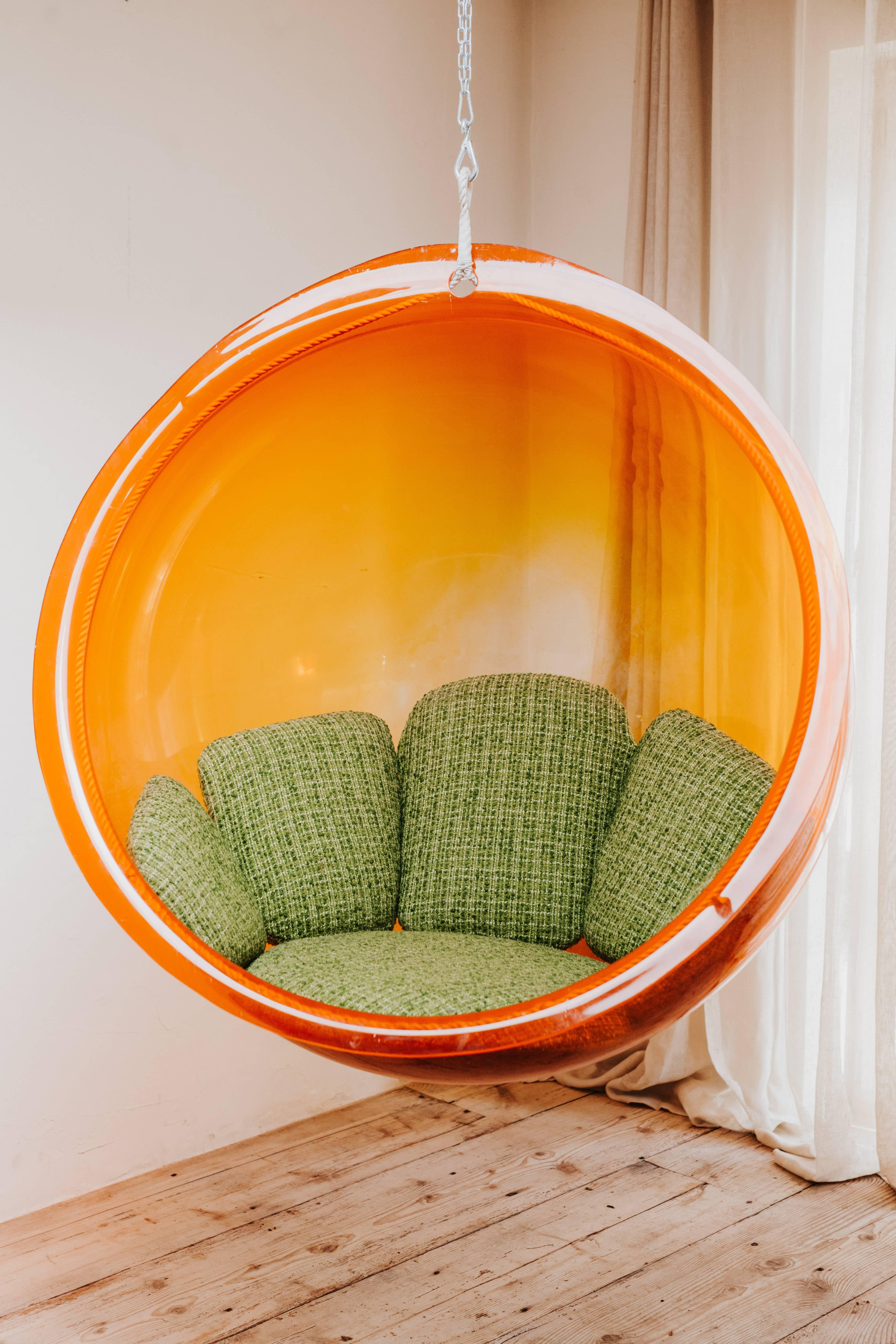 Acrylic 1960s Hanging Bubble Chair by G-Plan