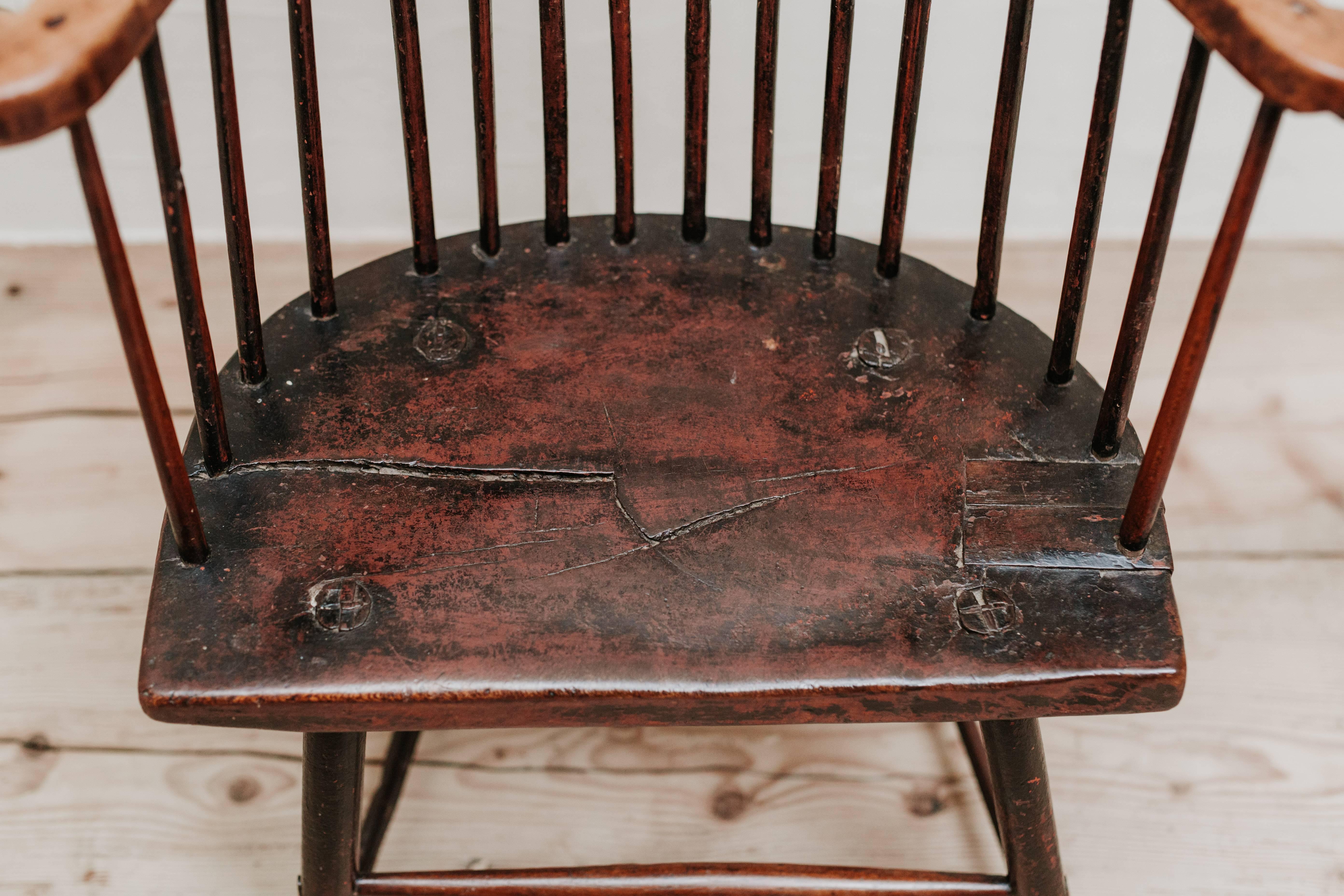 Late 18th Century 18th Century Comb Back Windsor Chair