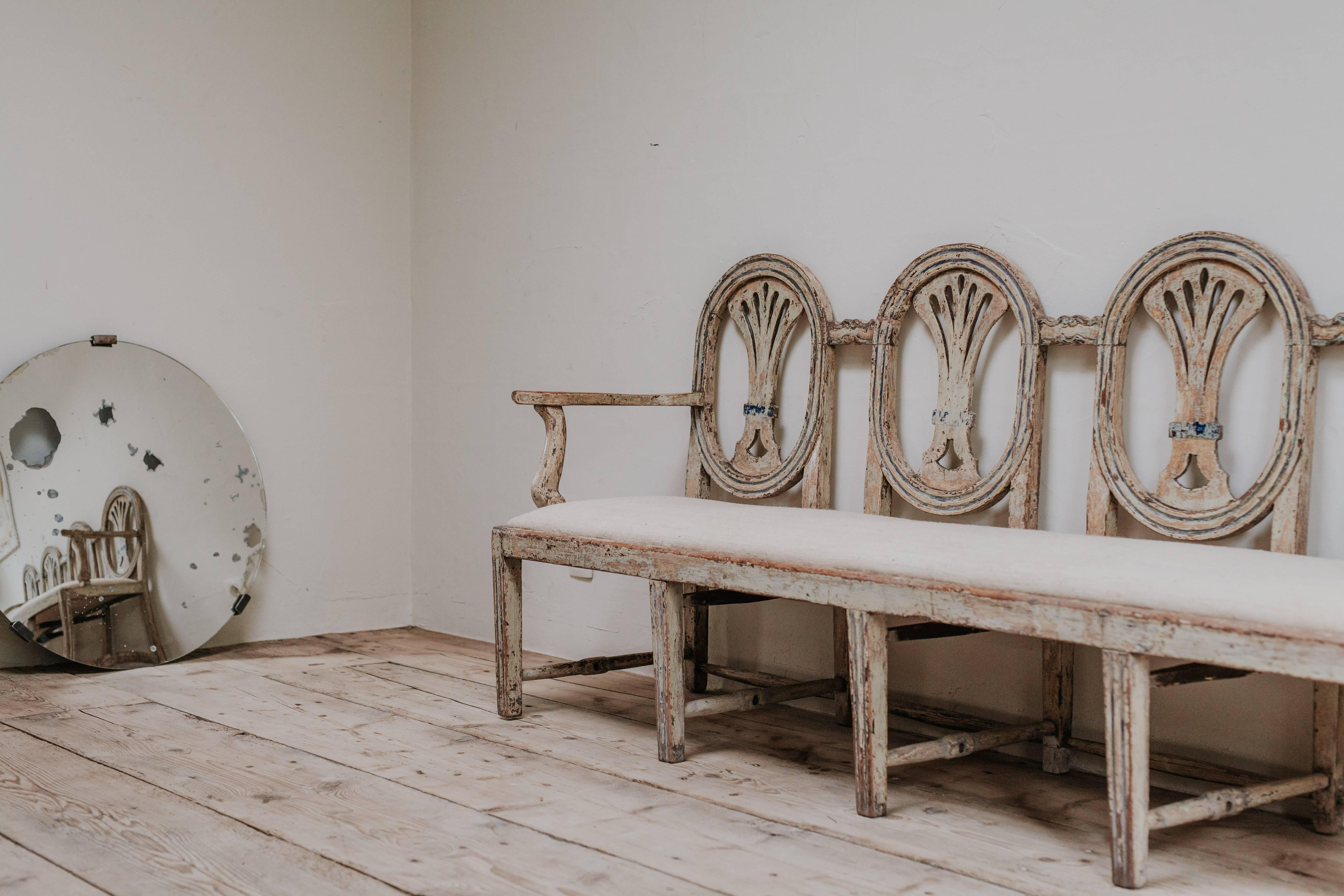 18th Century Spanish Bench In Good Condition In Brecht, BE