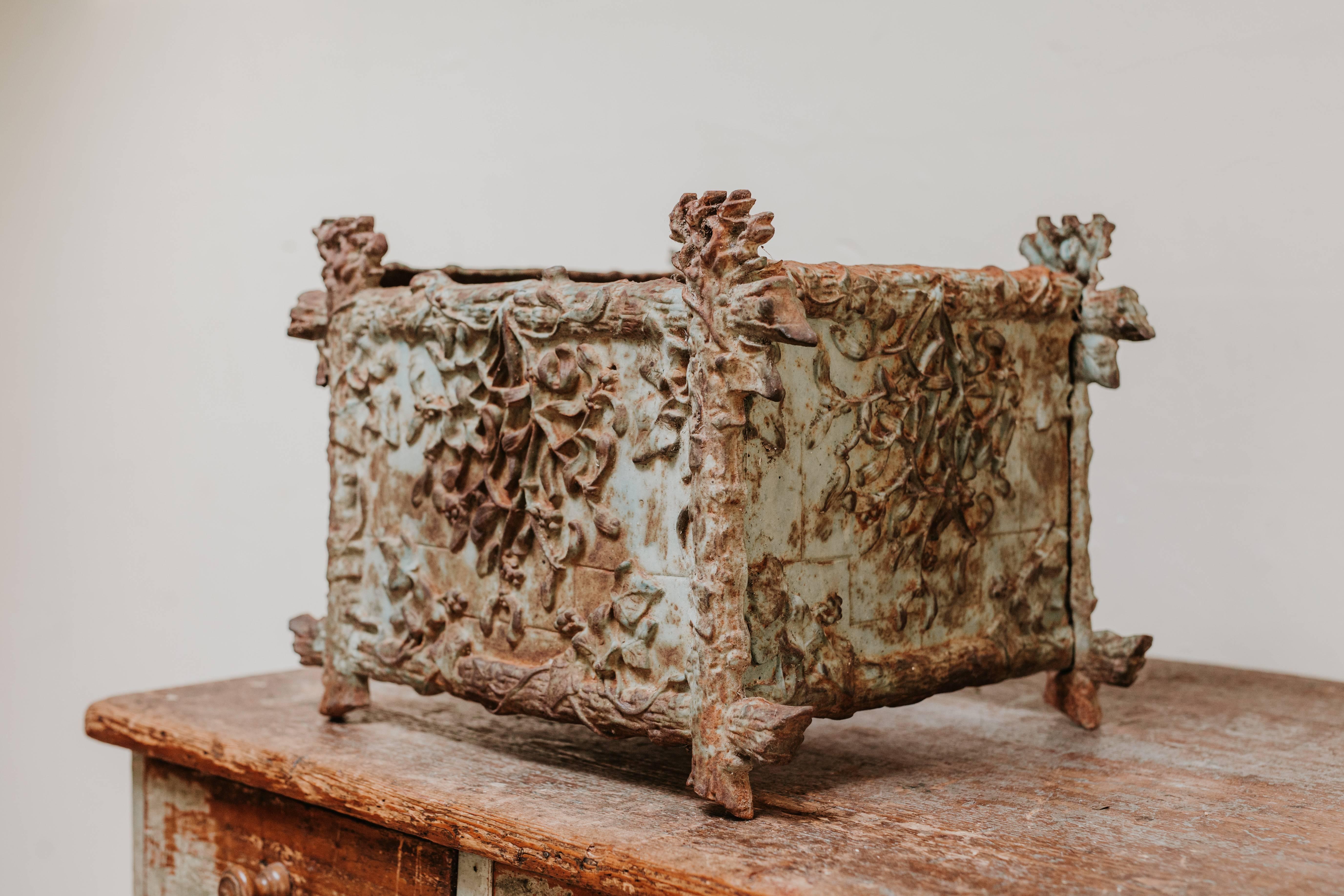 French 19th Century Castiron Jardinière or Planter For Sale