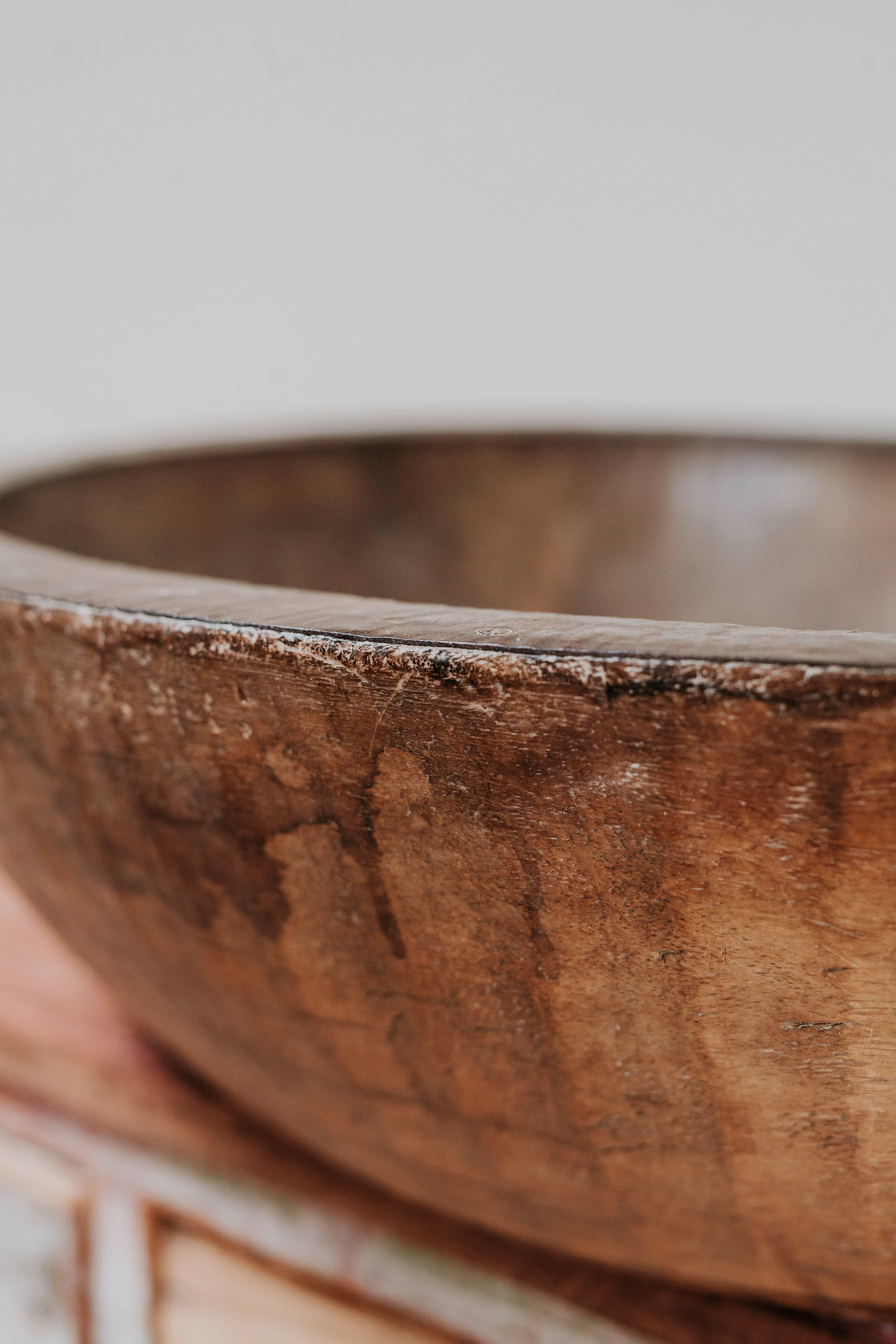 extra large wood bowl