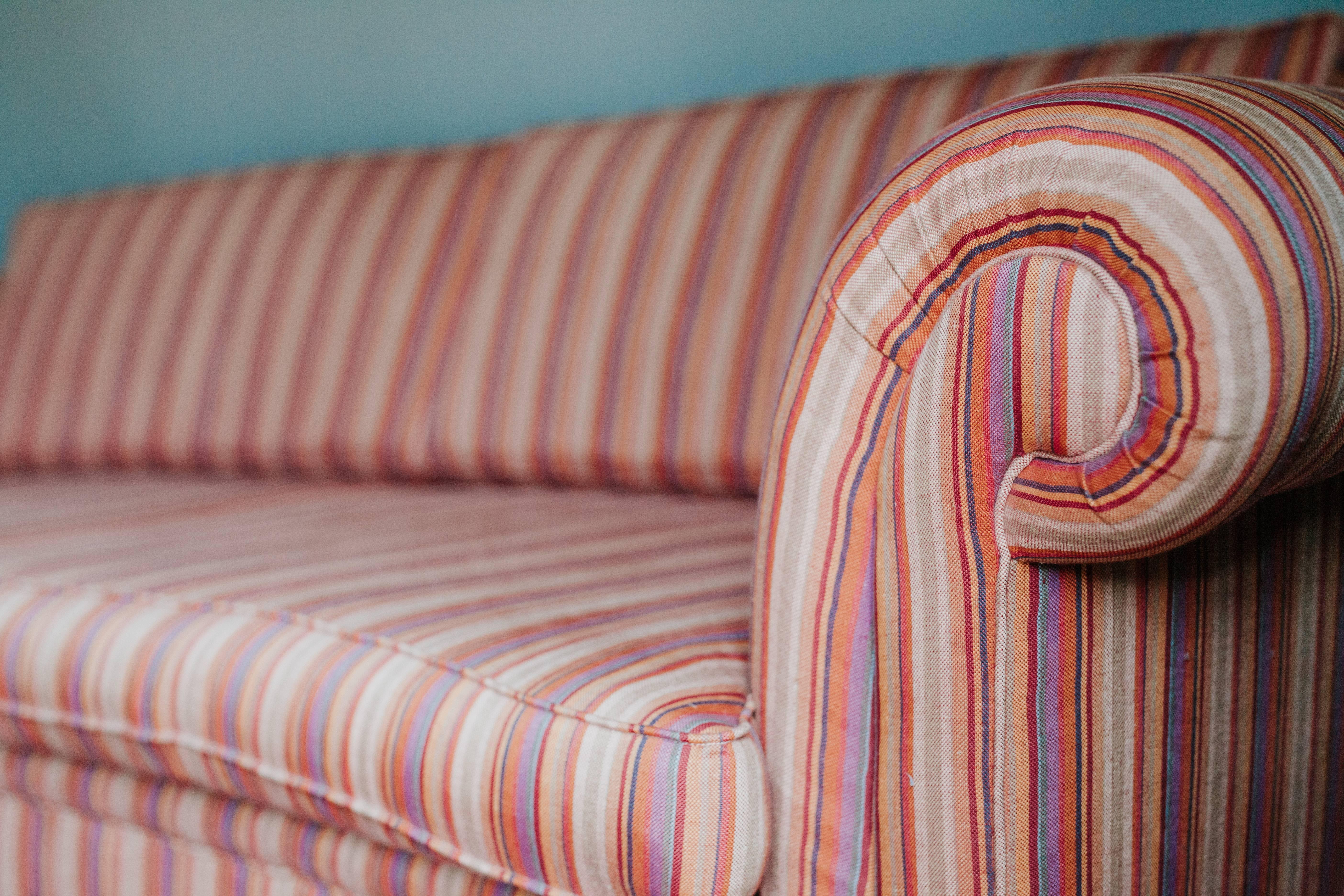 Brass 19th Century Sofa