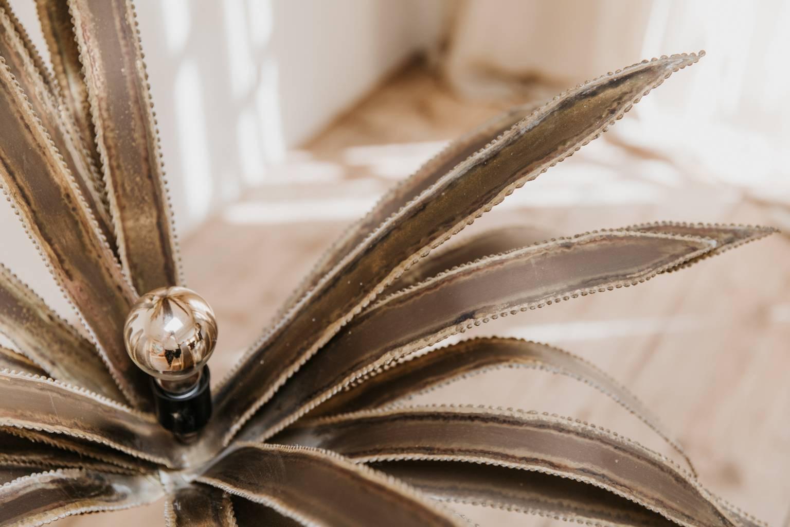 20th Century Maison Jansen Palm Tree Floor Lamp 1