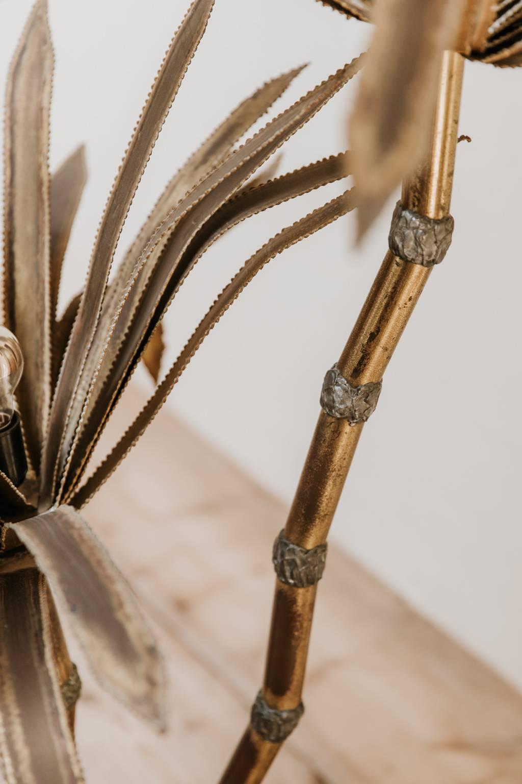 20th Century Maison Jansen Palm Tree Floor Lamp 2