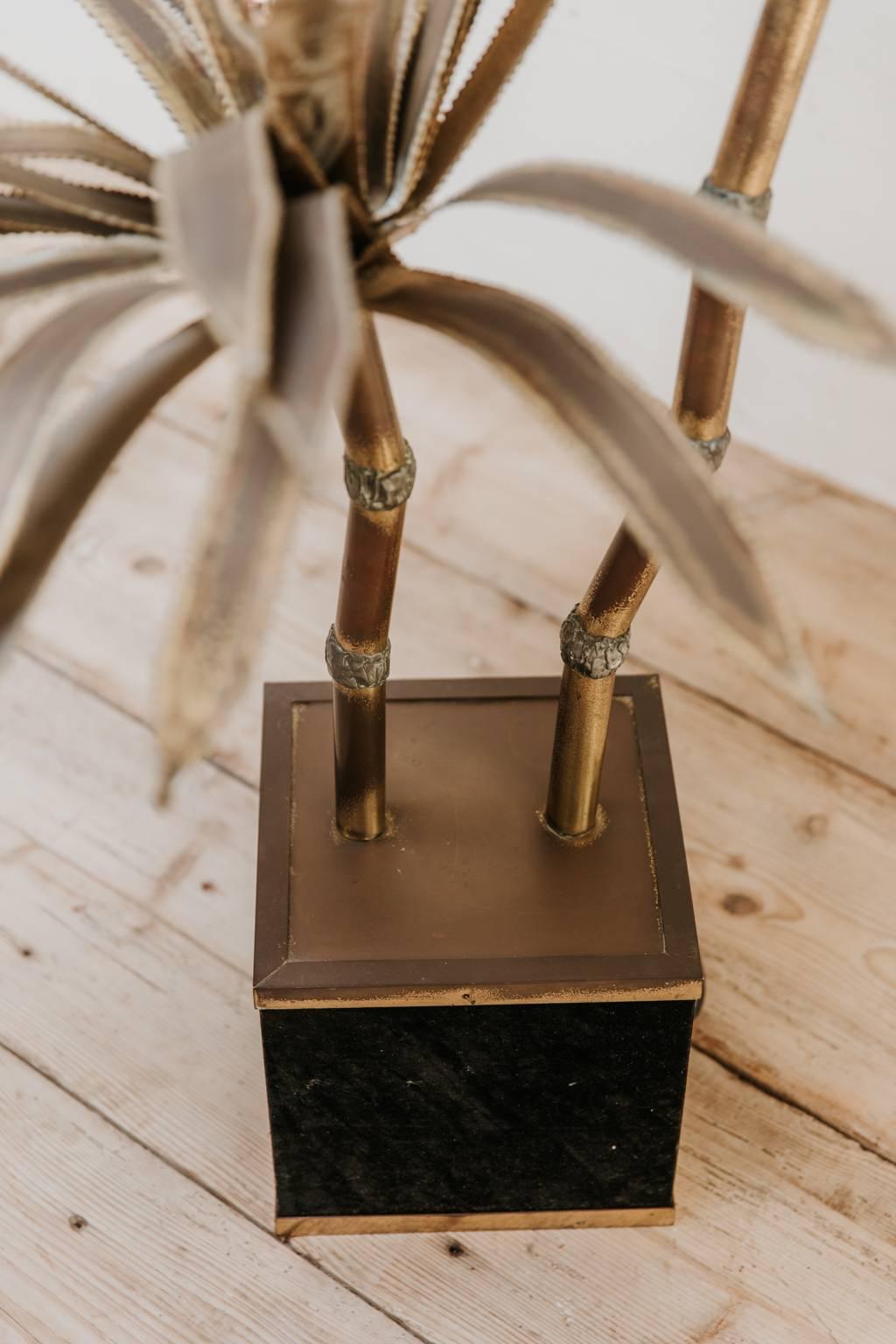 20th Century Maison Jansen Palm Tree Floor Lamp 4