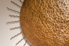 Extragroßer Sonnenschliff aus Kupfer, 20. Jahrhundert