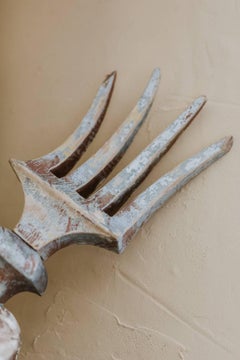 19th Century Wooden Restaurant Sign