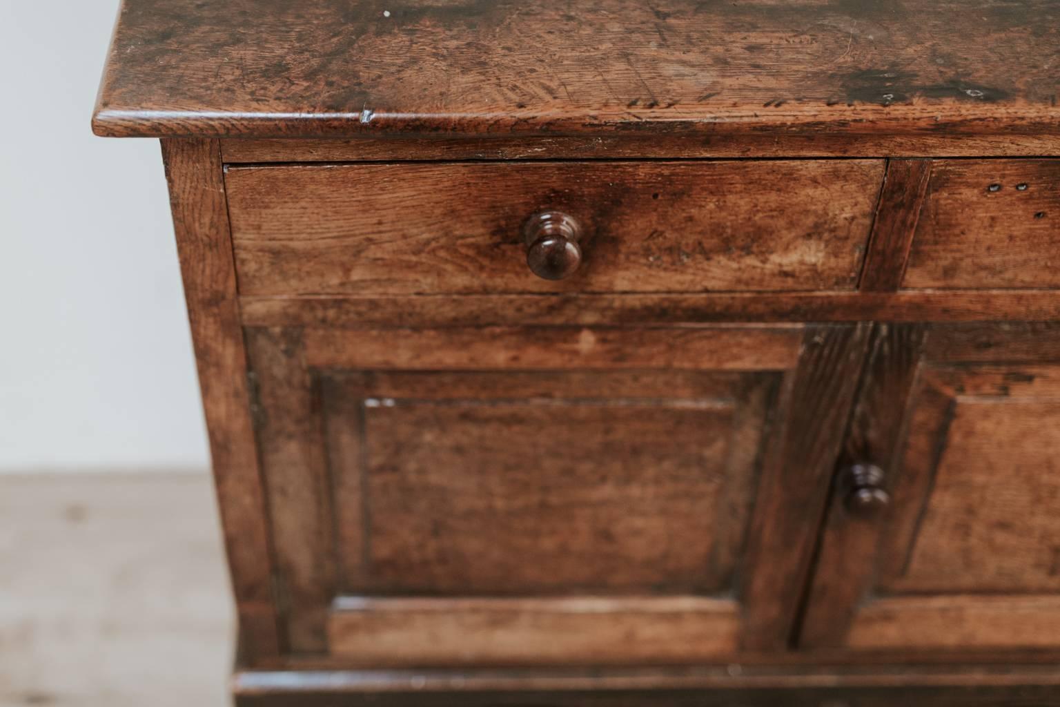 19th Century Oak and Elm Cabinet 2