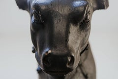 19th Century Large Swiss Folk Art Carving of a Leaping Bull