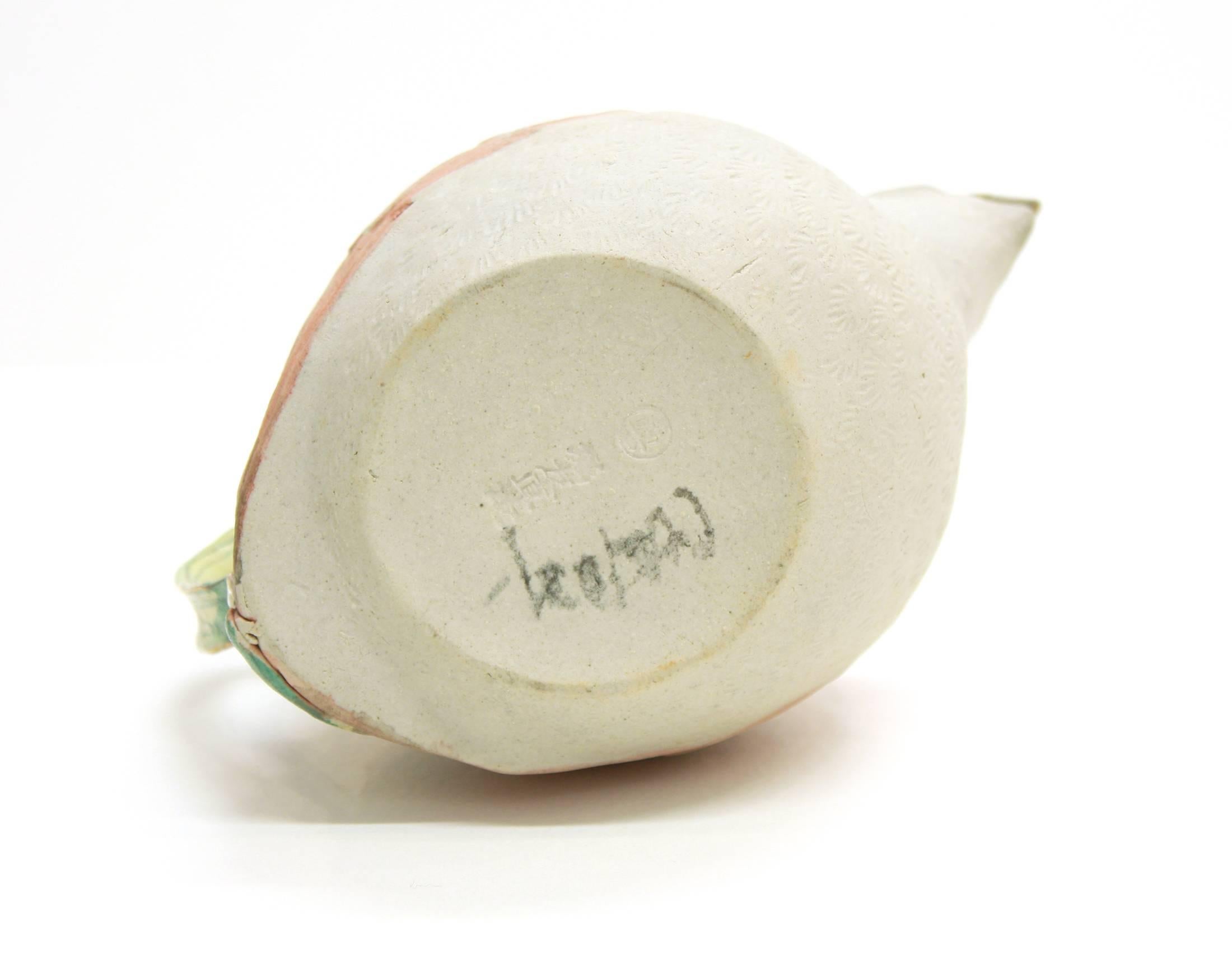 Japanese Meiji Earthenware Banko Quail Teapot, 20th Century Ceramics 3