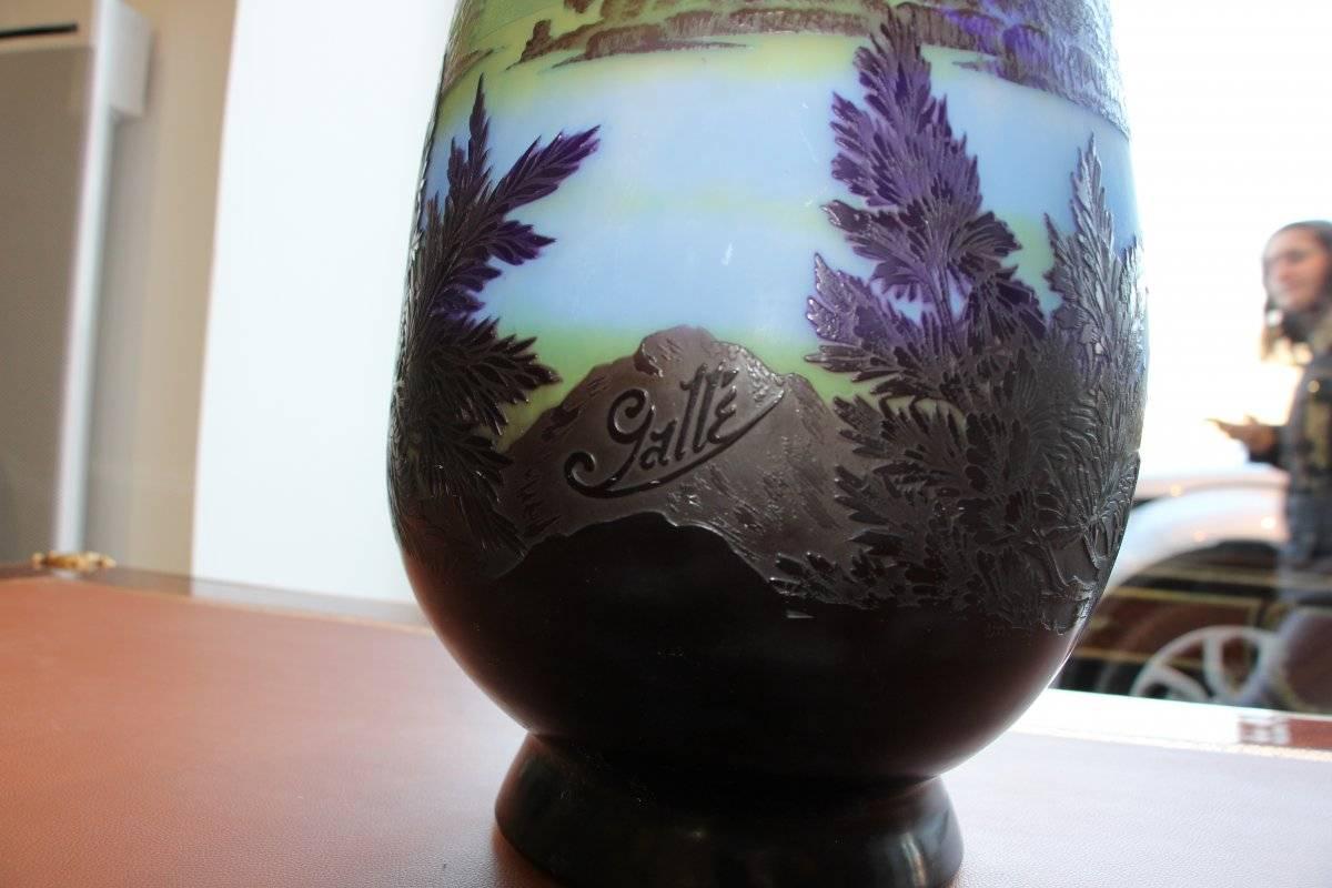 French 20th Century Vase, Emile Gallé For Sale