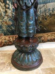 20th Century Great Goddess in Bronze, Japan, circa 1920