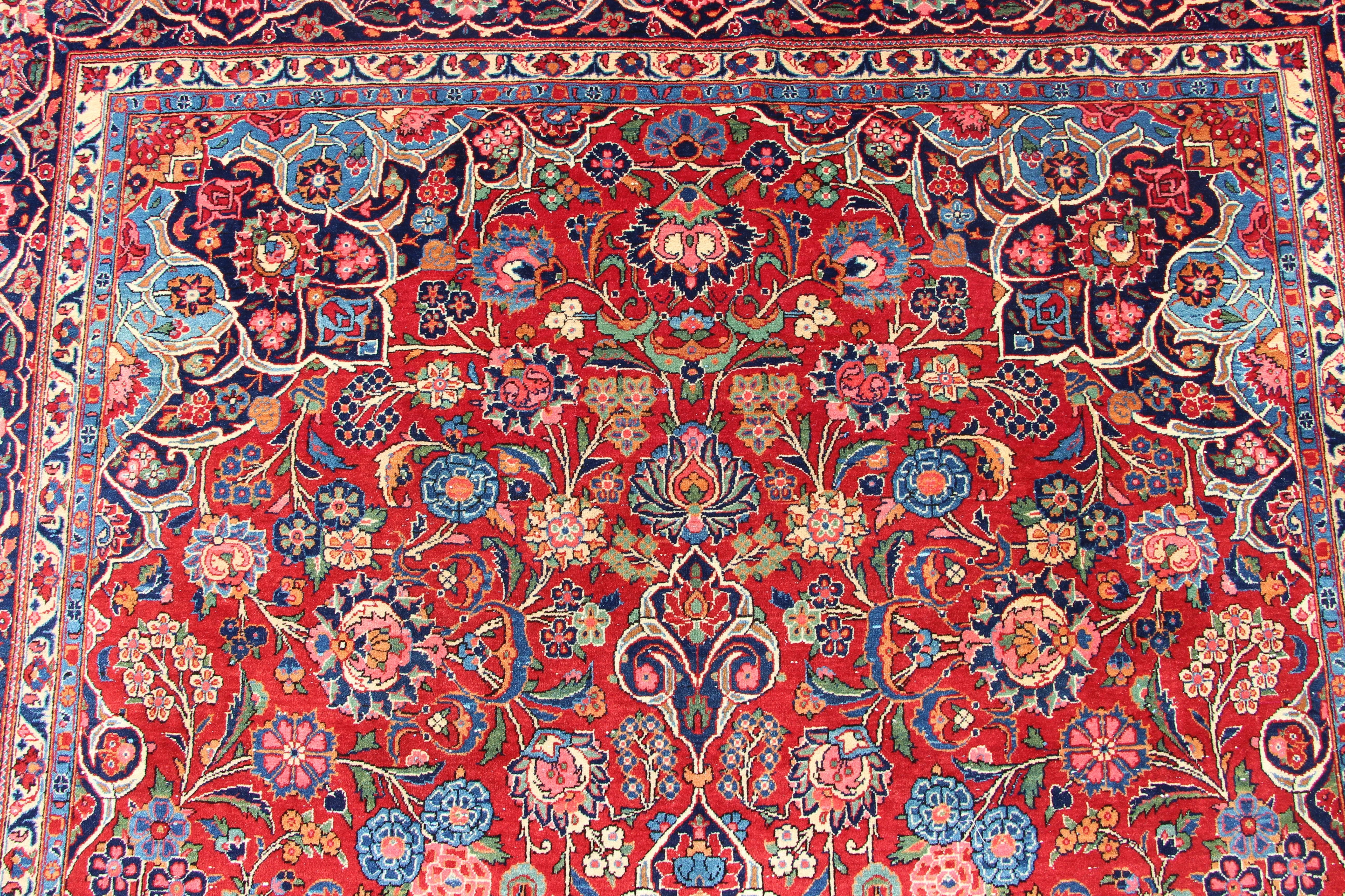 20th Century Kaichan Kork Wool Extra Fine Quality Shah Period, Iran In Excellent Condition For Sale In Paris, FR